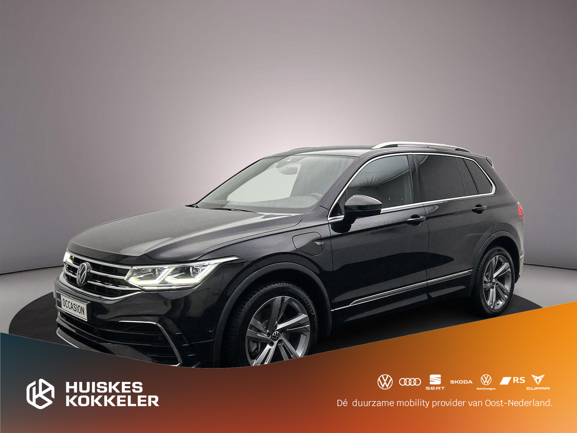 Volkswagen Tiguan R-Line Business 1.4 TSI eHybrid 245pk DSG Automaat Trekhaak, Adaptive cruise control, Navigatie, LED matrix koplampen, Stuurwiel verwarmd, Parkeersensoren