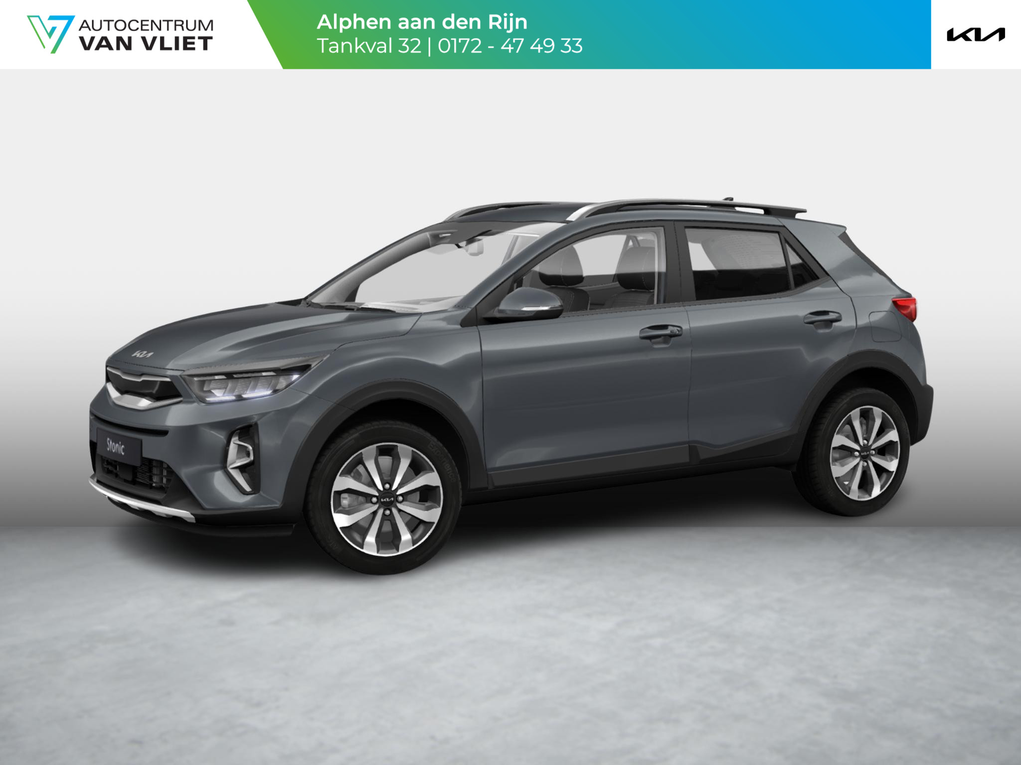 Kia Stonic 1.0 T-GDi MHEV DynamicPlusLine ANWB Private Lease v.a € 414,- | Stoel-/Stuurverwarming | LED | Navigatie | Climate Control | PDC |