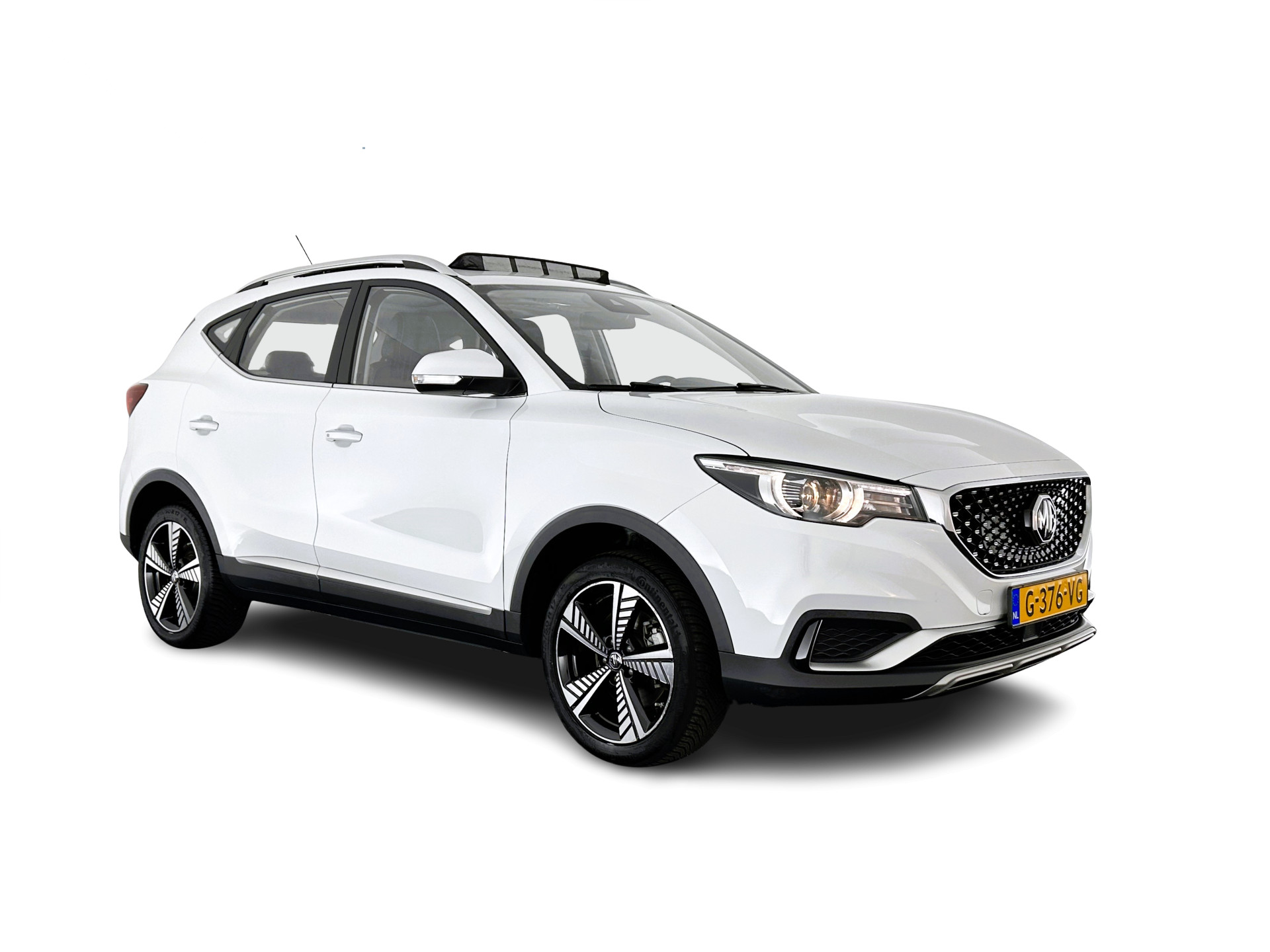MG ZS-EV Luxury 45 kWh (INCL-BTW) *PANO | FULL-LEATHER | CCS-FASTLOADER | KEYLESS | NAVI-FULLMAP | ADAPTIVE-CRUISE | CAMERA | HEATED-SEATS | CARPLAY | LANE-ASSIST | SPORT-SEATS | 17"ALU*