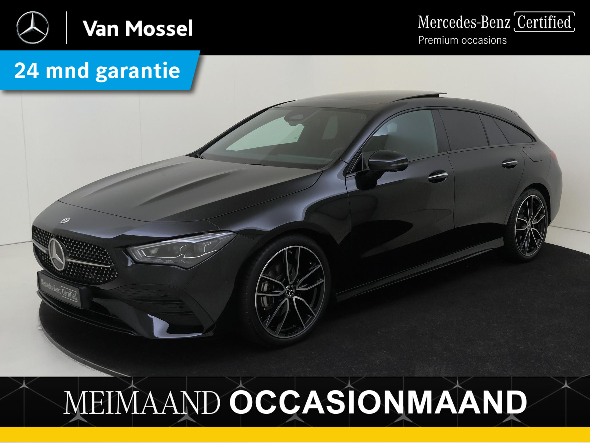 Mercedes-Benz CLA Shooting Brake 180 Star Edition AMG Line Plus / Panoramadak/ Night/ 19 inch/ Carplay