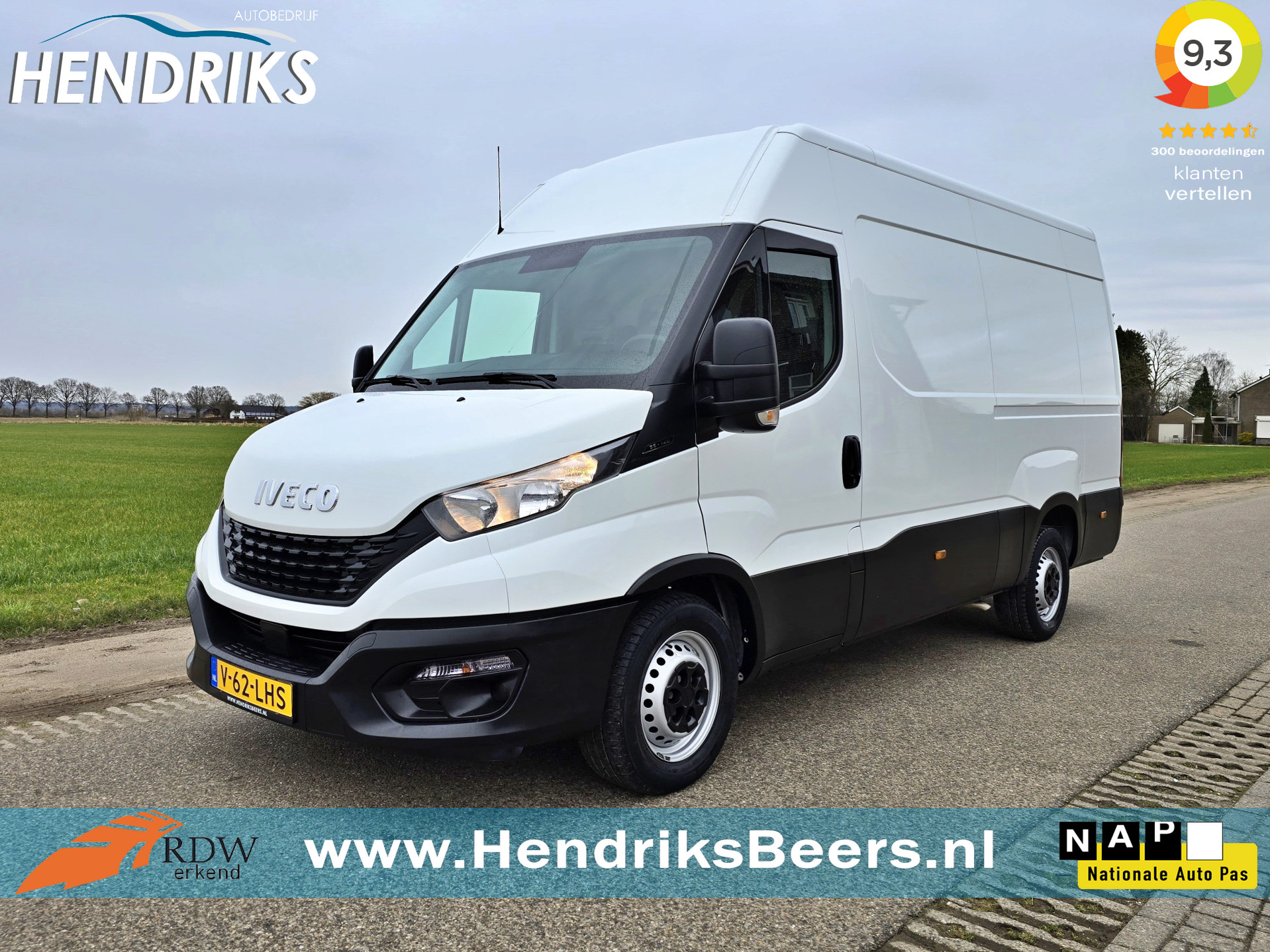 Iveco Daily 35S14V 2.3 352L H2 L2L H2 - 140 Pk - Euro 6 - TREKHAAK - Climate Control - Cruise Control