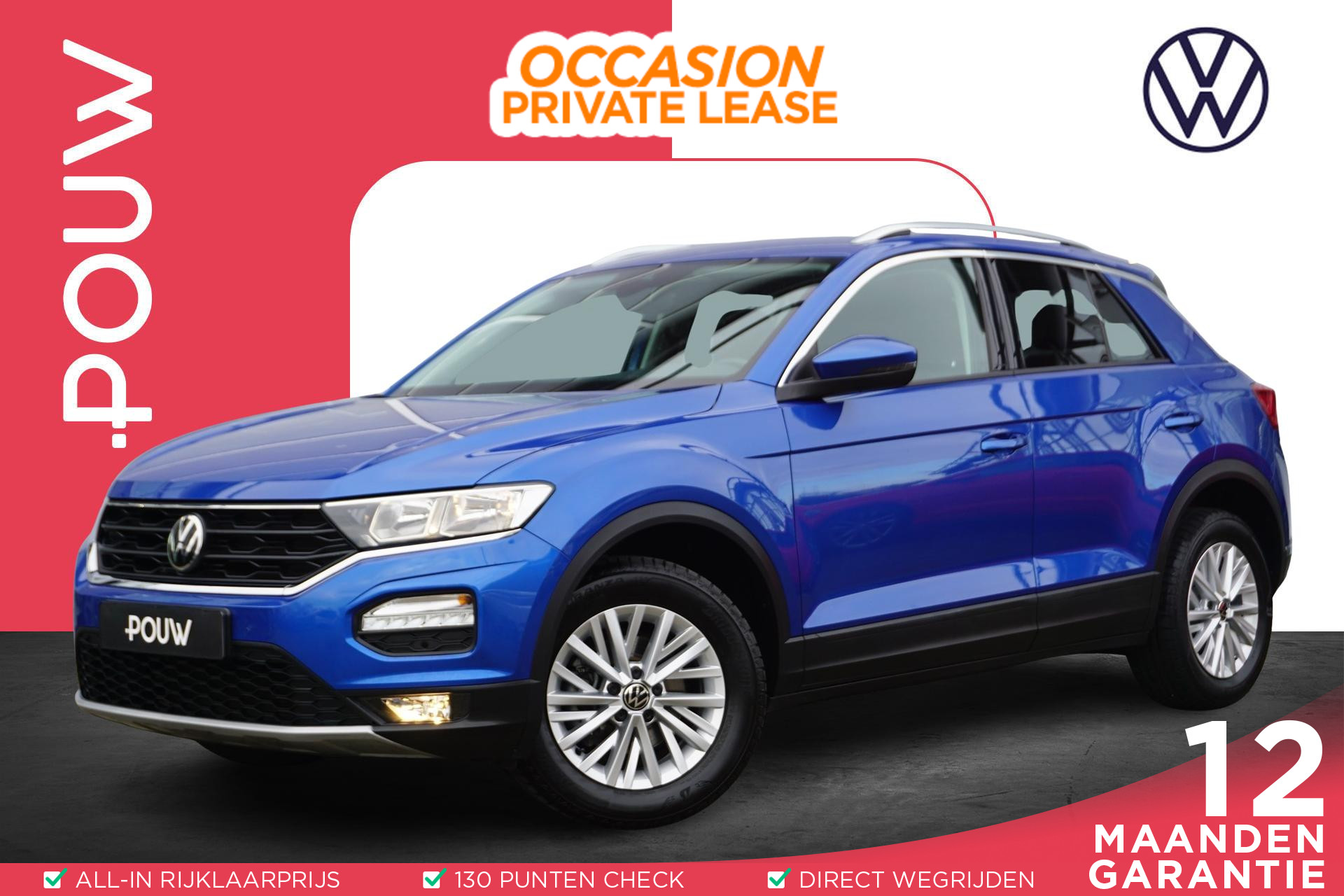 Volkswagen T-Roc 1.0 TSI 110pk Style | Navigatie | Adaptive Cruise | Elektrische Achterklep