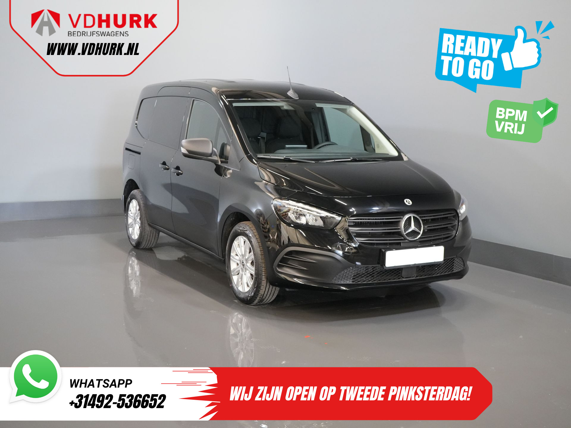 Mercedes-Benz Citan 112 CDI Pro Aut. BPM VRIJ! LED/ 3pers./ Stoelverw./ Carplay/ Camera/ LMV/ Cruise/ Trekhaak
