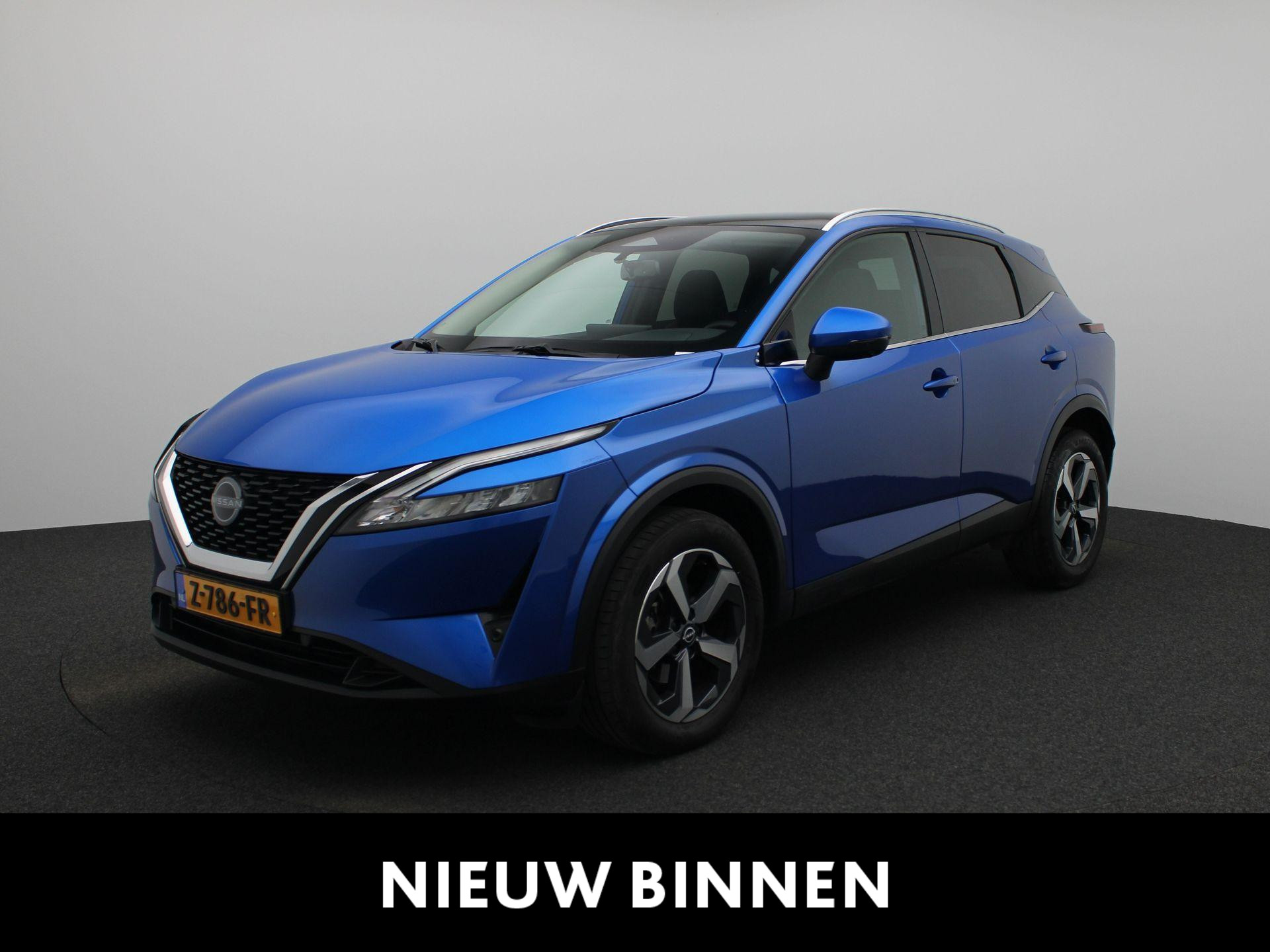 Nissan QASHQAI 1.3 MHEV Xtronic N-Connecta BTW|AUTOMAAT| OCCASION LEASE MOGELIJK op aanvraag|Cruise/Climate Control| Electr verst best stoel | 360 Camera | Navigatie |Panoramadak