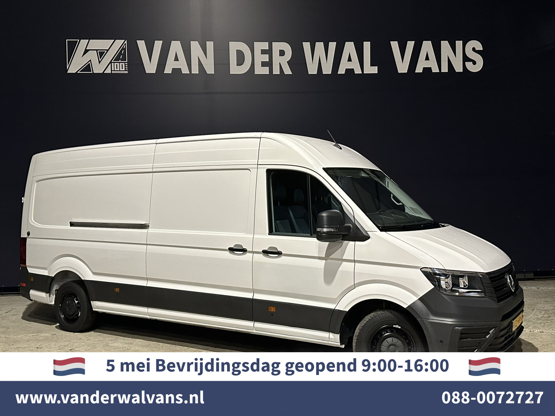 Volkswagen Crafter 2.0TDI 140pk L4H3 L3H2 Euro6 Airco | Camera | Apple Carplay | Parkeersensoren Android Auto, Bijrijdersbank, 3000kg Trekvermogen