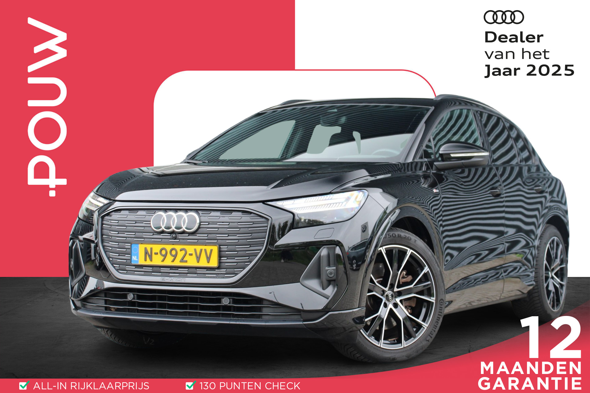 Audi Q4 e-tron 40 204pk Launch Edition S Competition 77 kWh | Head-up Display | Panoramadak | Stuurverwarming | Matrix -LED
