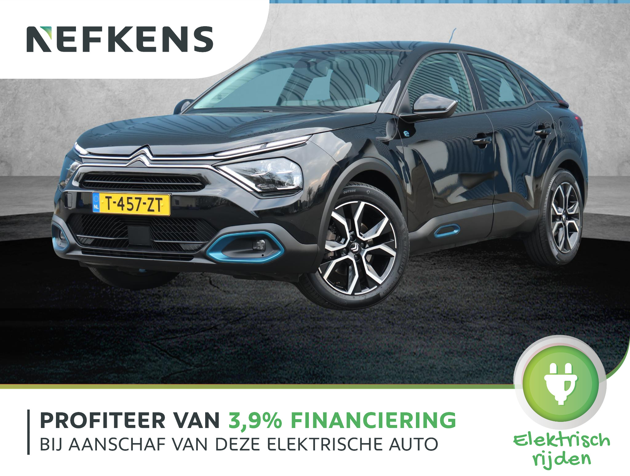 Citroën ë-C4 Feel Pack 50 kWh | ACCURAPPORT 100% | Navigatie | Camera | Voorruitverwarming | AppleCarPlay/AndroidAuto | LED |