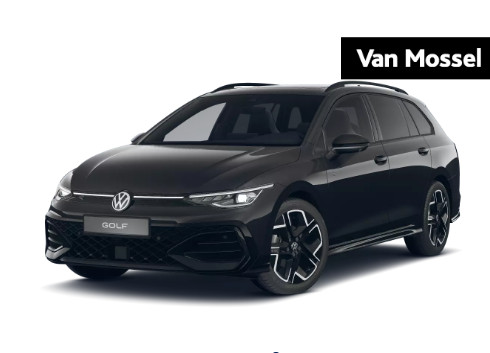 Volkswagen Golf Variant 1.5 eTSI R-Line Edition 116 PK Automaat | #AD | Panoramadak | Black style | Apple Carplay draadloos | Navigatie | Stoelverwarming | 360 Camera | Android Auto draadloos | Keyless access | Climate control | 18" Lichtmetalen velgen | IQ Lights | Ruiten getint |
