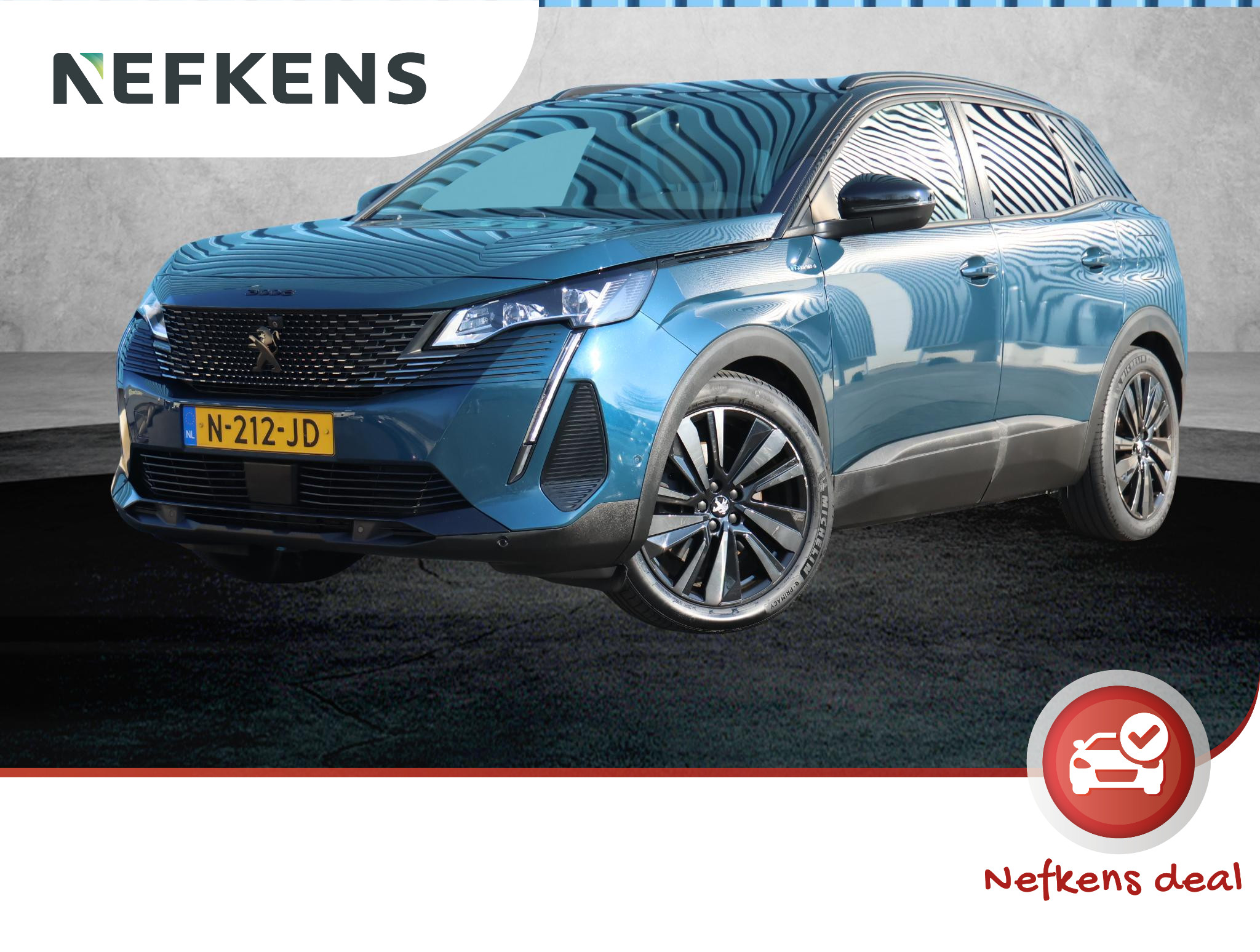 Peugeot 3008 300PK HYbrid4 GT | 1ste eigenaar | Camera | FOCAL | Dodehoekdetectie | Electrische klep | 19"LMV