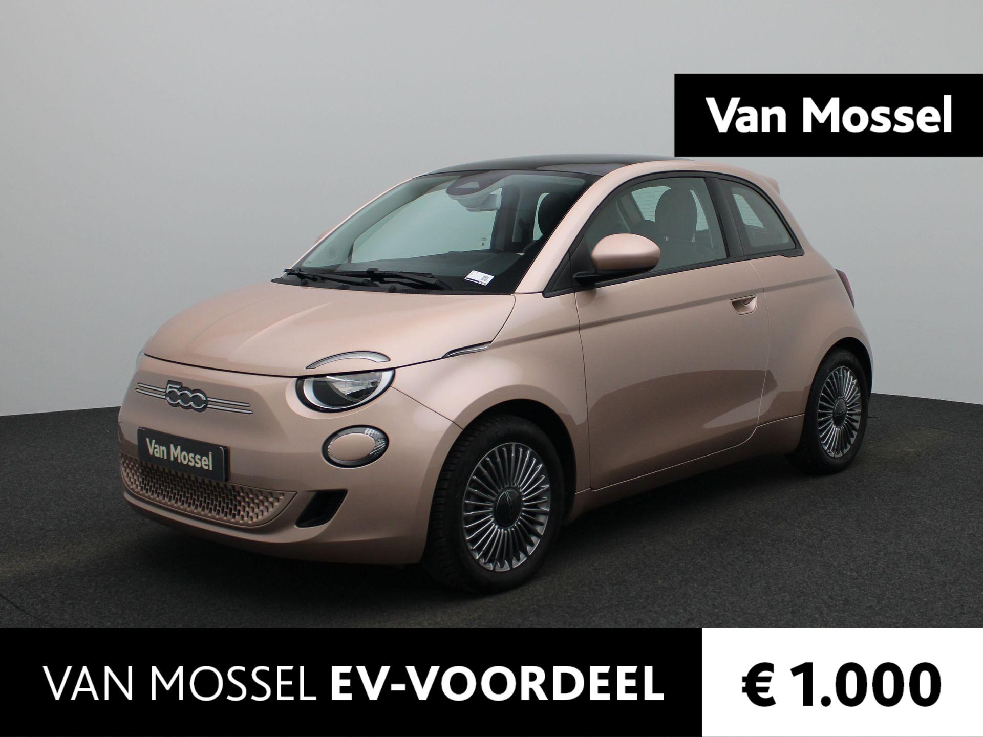 Fiat 500e Icon 42 kWh | Navigatie | Climate Controle | Cruise Controle | Apple carplay/Android Auto | Camera | Stoelverwarming |