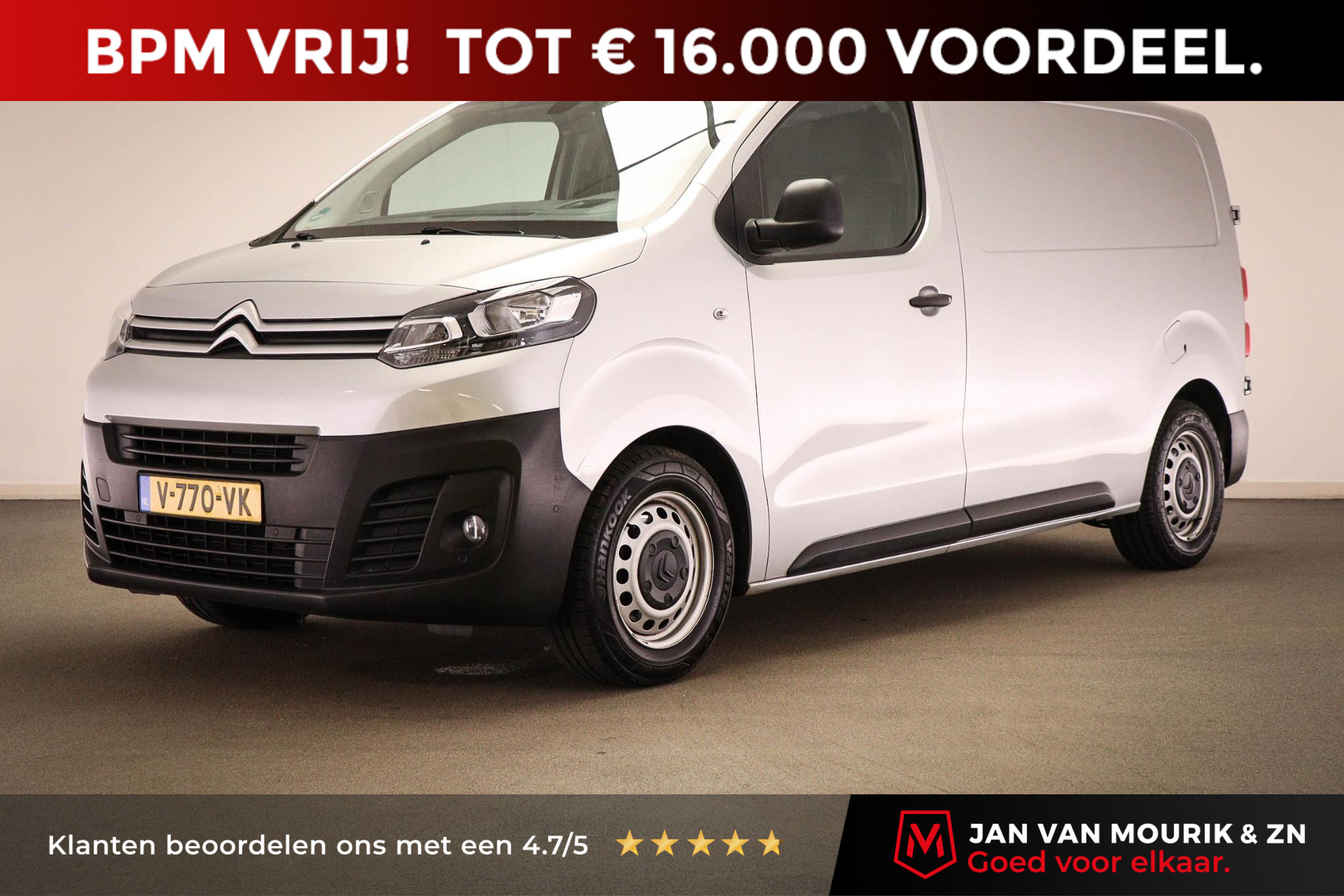 Citroën Jumpy 2.0 BlueHDI 150 Business M S&S L2H1 | EURO 6 | PARKEER | HEAD UP- PACK | CLIMA | CRUISE | NAVI | APPLE | PDC