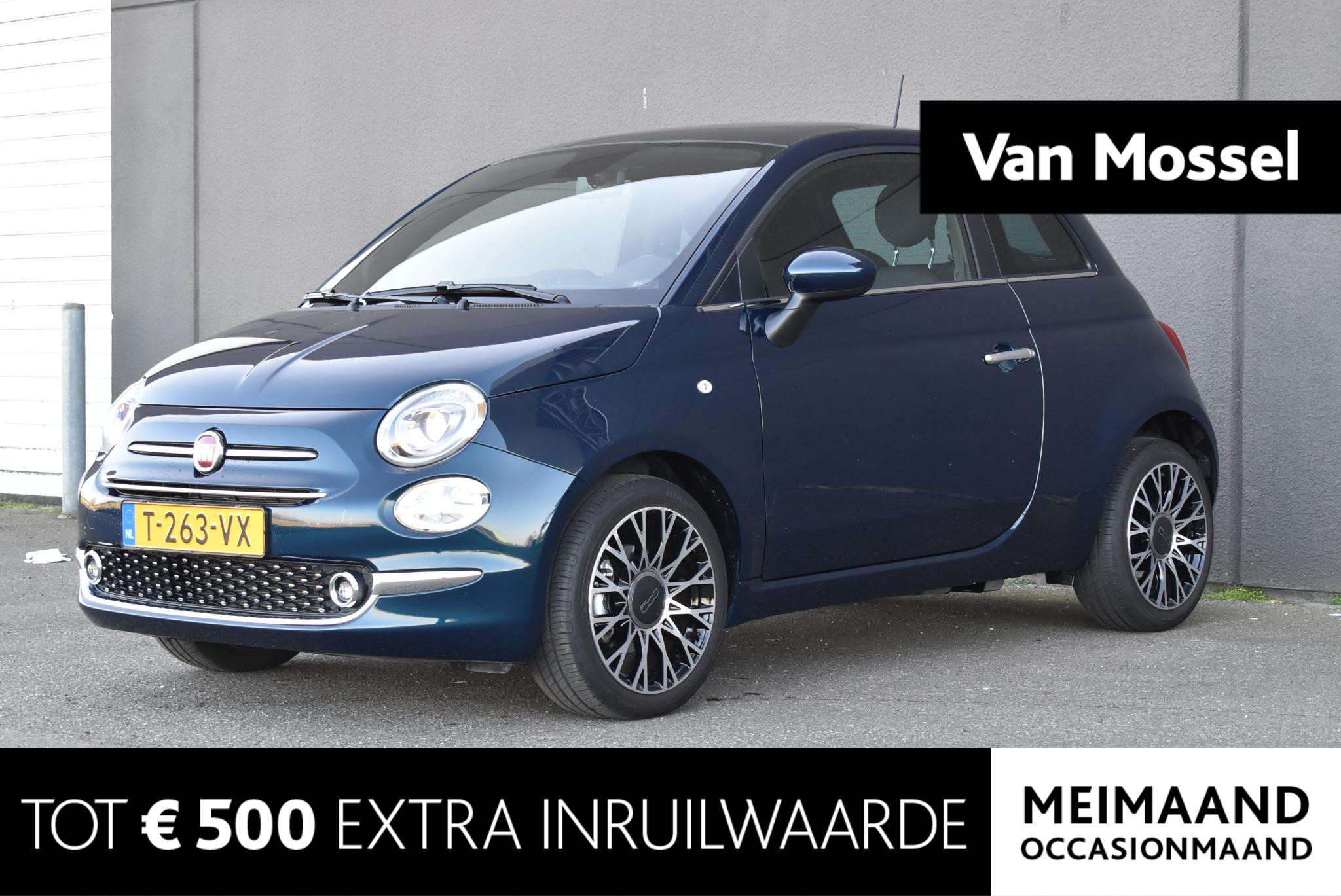 Fiat 500 1.0 Hybrid Dolcevita | Panoramadak | Navigatie | Climate control | Parkeersensoren