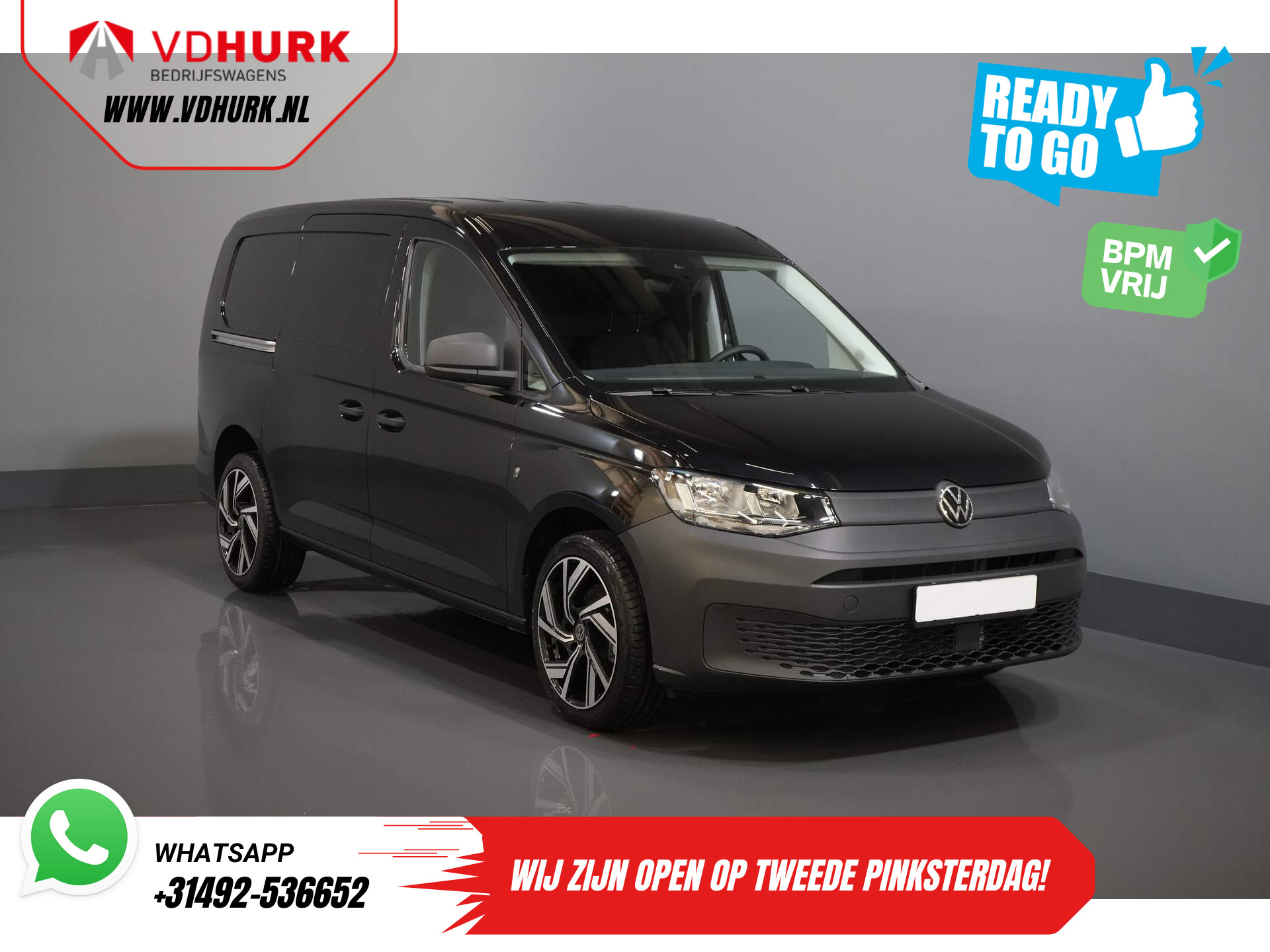Volkswagen Caddy Cargo Maxi 2.0 TDI 125 pk DSG Aut. BPM VRIJ! Virtual Cockpit/ Carplay/ Cruise/ PDC/ Omvormer