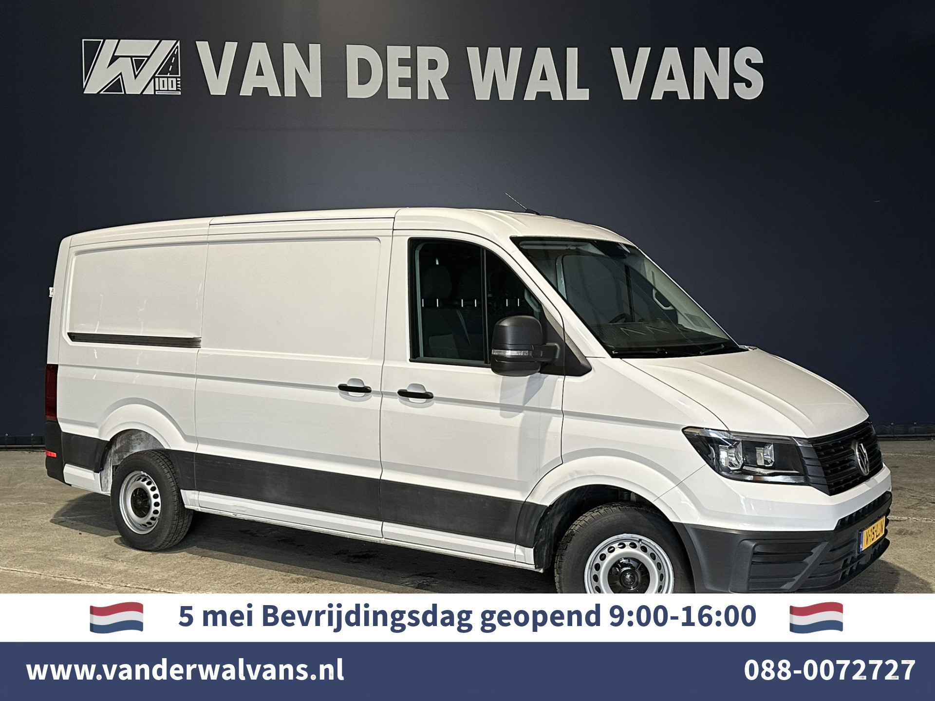 Volkswagen Crafter 2.0 TDI L3H2 L2H1 Euro6 Airco | Camera | Navigatie | Apple Carplay | Trekhaak Android Auto, Bijrijdersbank