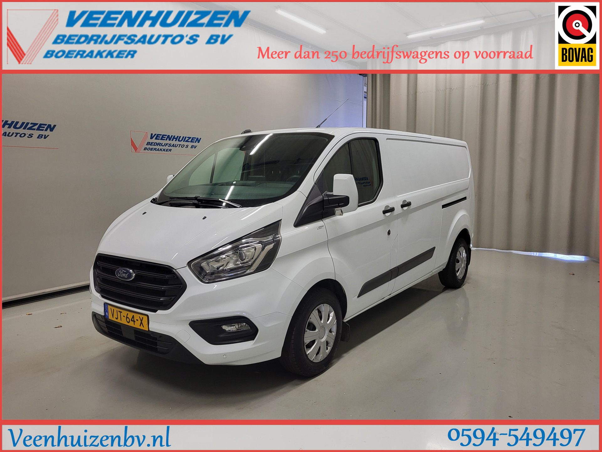 Ford Transit Custom 2.0TDCI 130pk L2/H1 Automaat Euro 6!