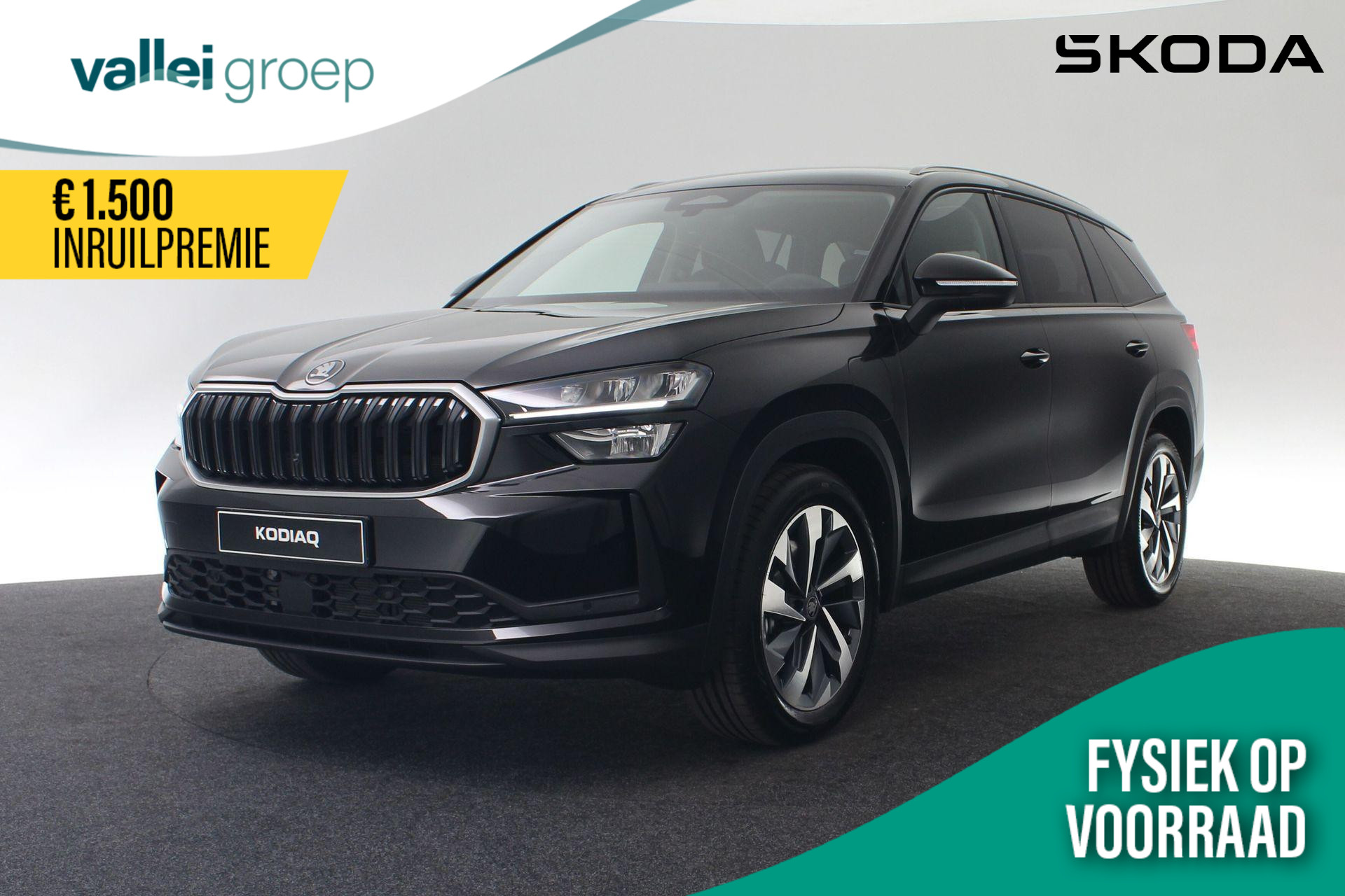 Škoda Kodiaq Business Edition 1.5 TSI PHEV 150 kW / 204 pk DSG | Camera | LED | Trekhaak | Stoelverwarming | Keyless | 19 inch
