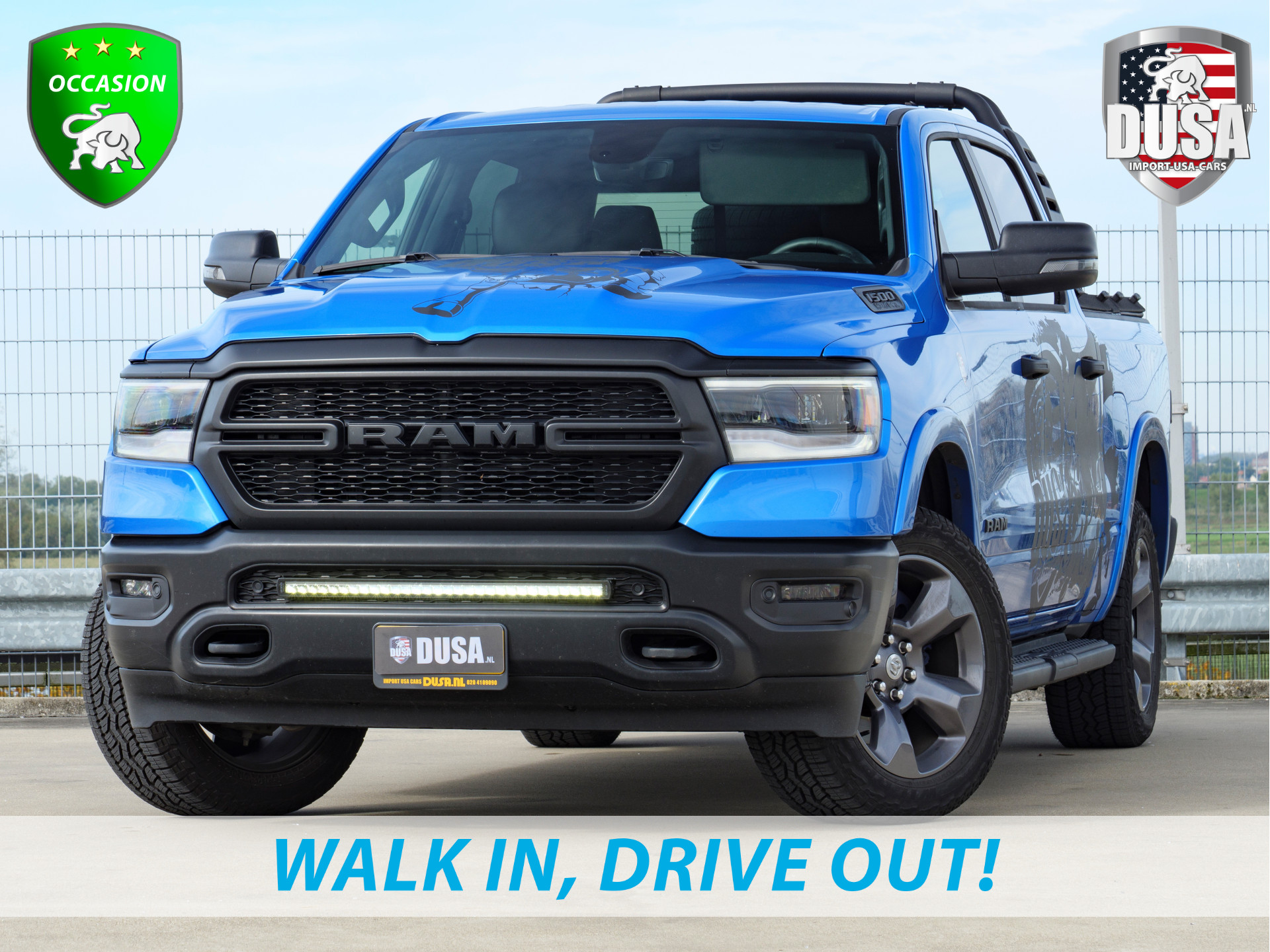 Dodge Ram 1500 | Build To Serve | 5.7 V8 HEMI | 4x4 | Crew Cab | | Led | Apple Carplay | Hydro Blue