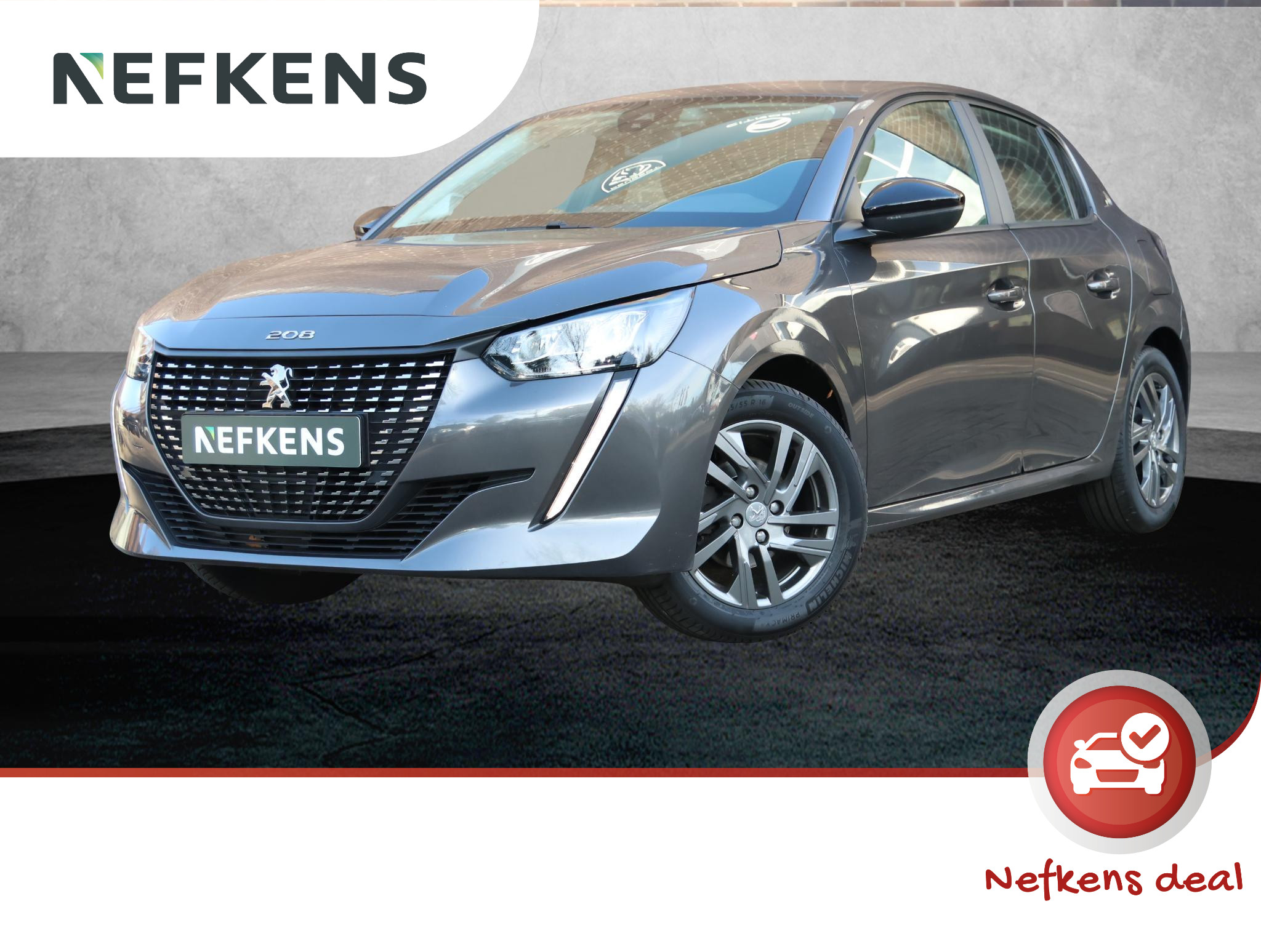 Peugeot 208 Active Pack 75pk | Apple Carplay/Android Auto | 16" Lichtmetalen Velgen | Parkeersensoren Achter