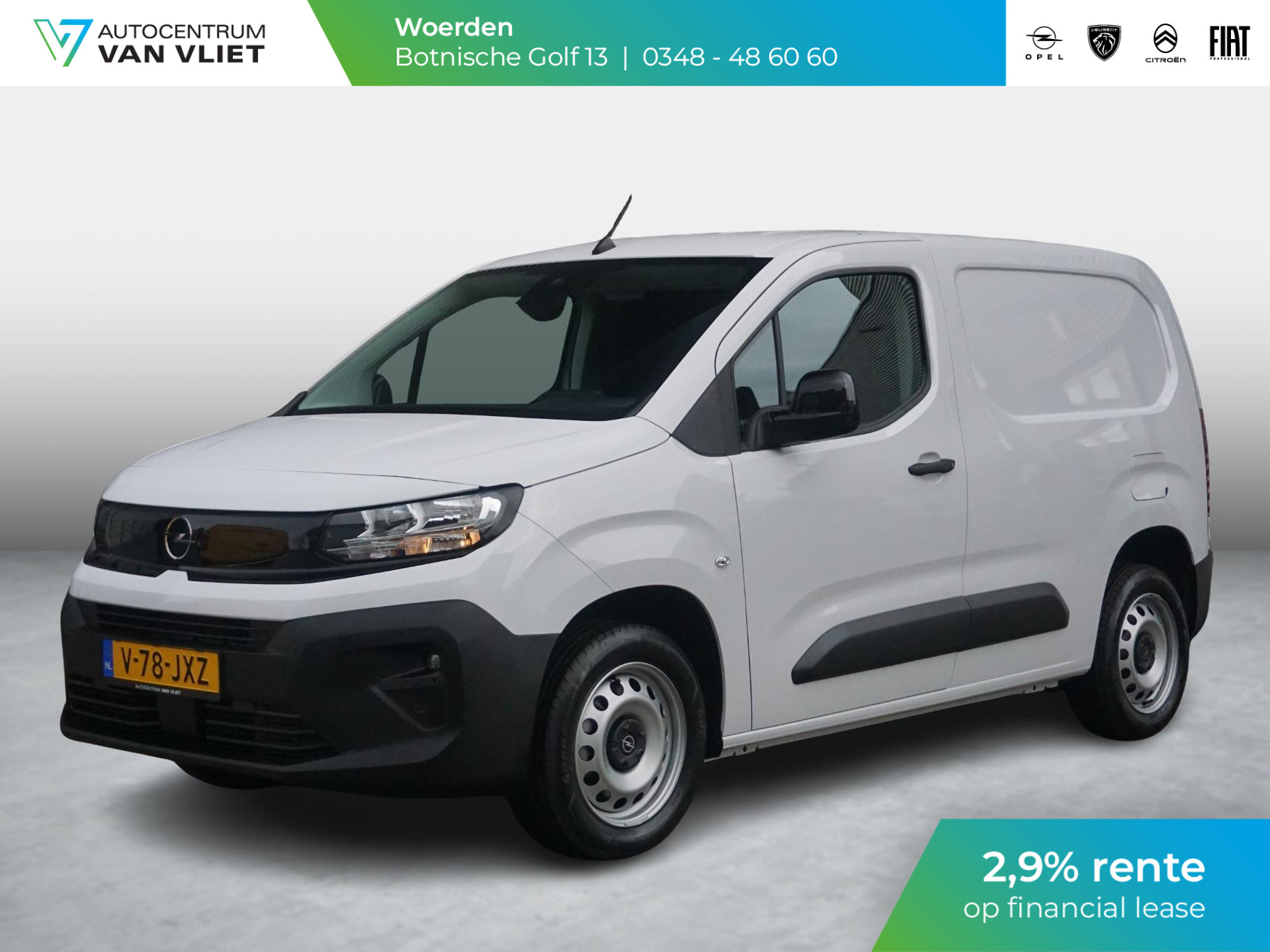 Opel Combo L1 102 Pk. | 2,9% rente | 3 zitplaatsen | Apple Carplay | betimmering | rijklaarprijs