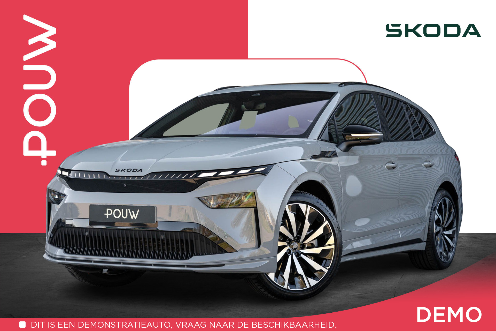 Škoda Enyaq iV 85 286pk Sportline | Panoramadak | Head-up | Trekhaak | 21" Velgen