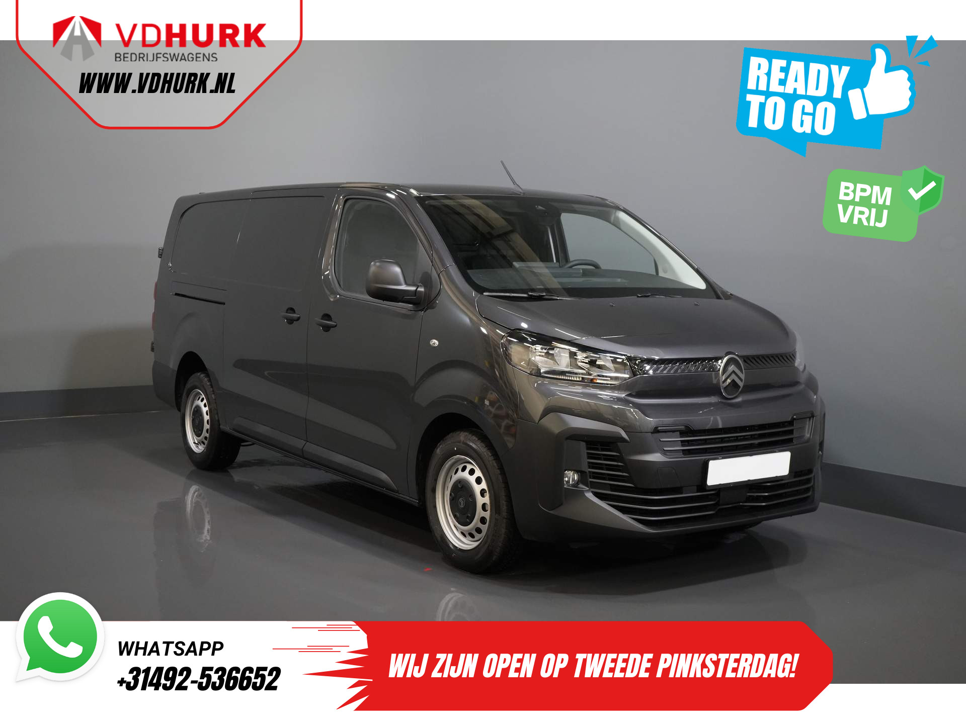 Citroën Jumpy 2.0 HDI 180 pk Aut. L3 BPM VRIJ Virtual Cockpit/ Carplay/ Navi/ Camera/ Cruise/ PDC/ Airco