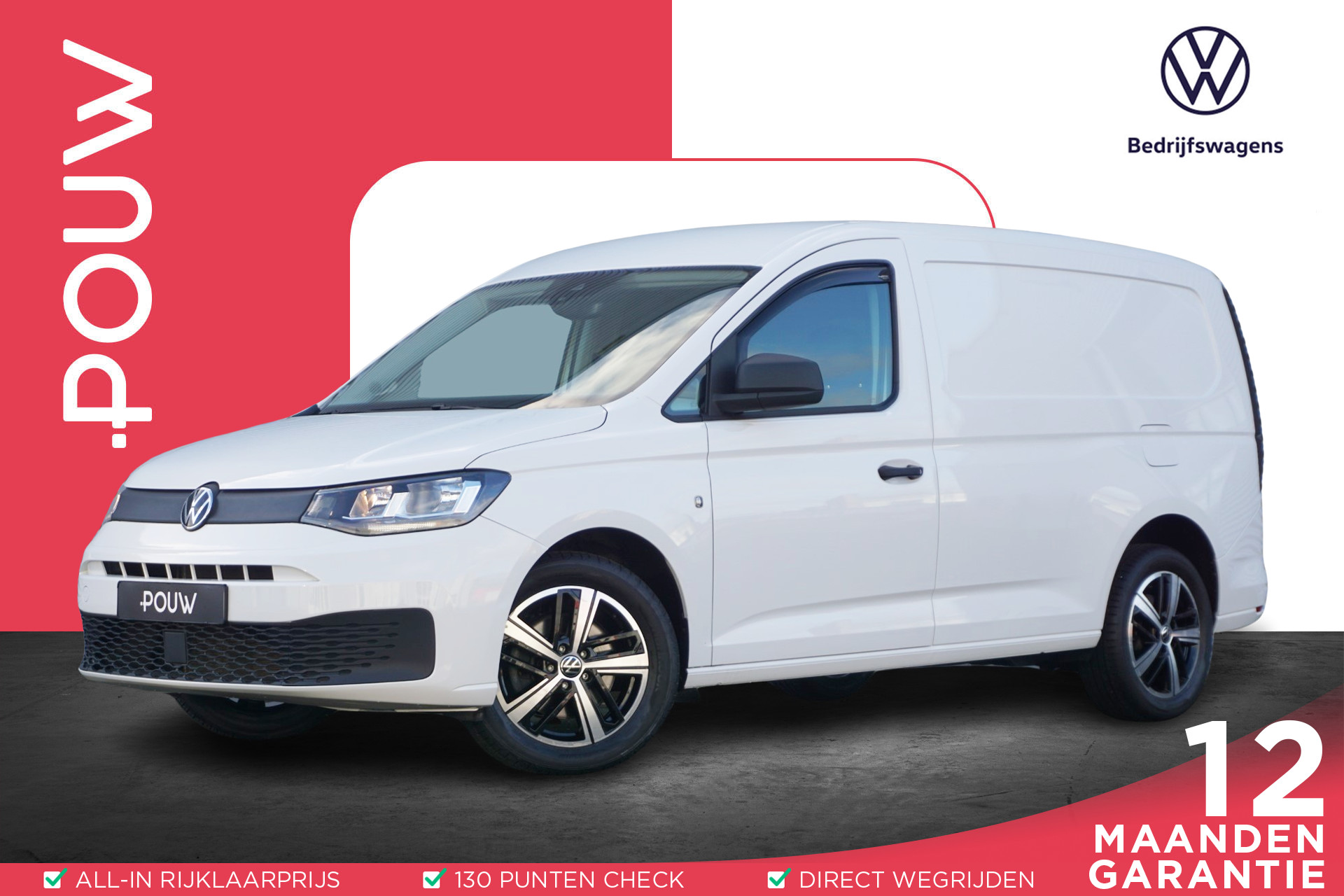 Volkswagen Caddy Cargo Maxi 2.0 TDI 122pk DSG | Airco | App Connect Navigatie | Stoelverwarming