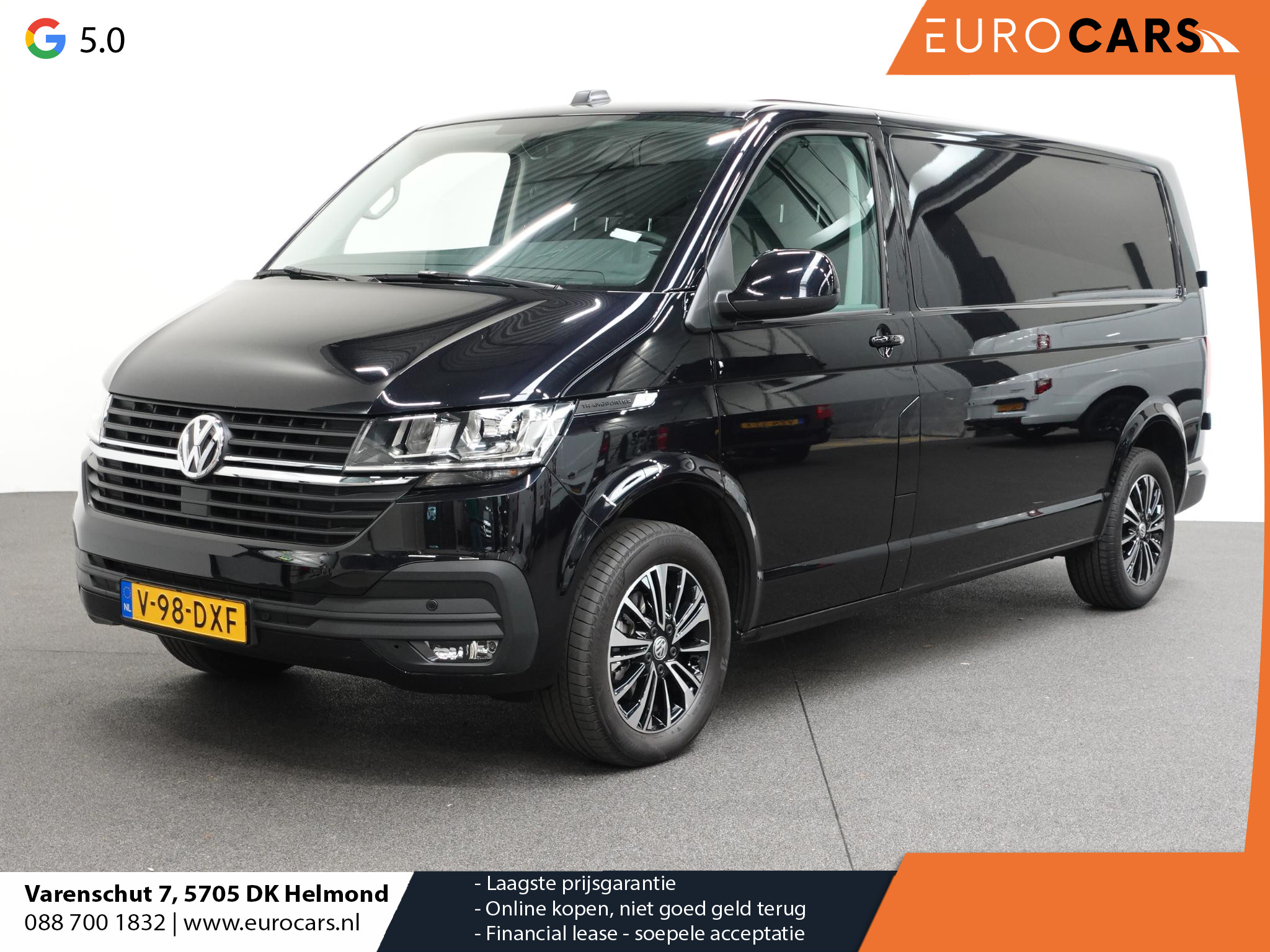 Volkswagen Transporter 2.0 150PK L2H1 Highline Automaat Airco  Navi Parkeersensoren Camera Trekhaak Carplay