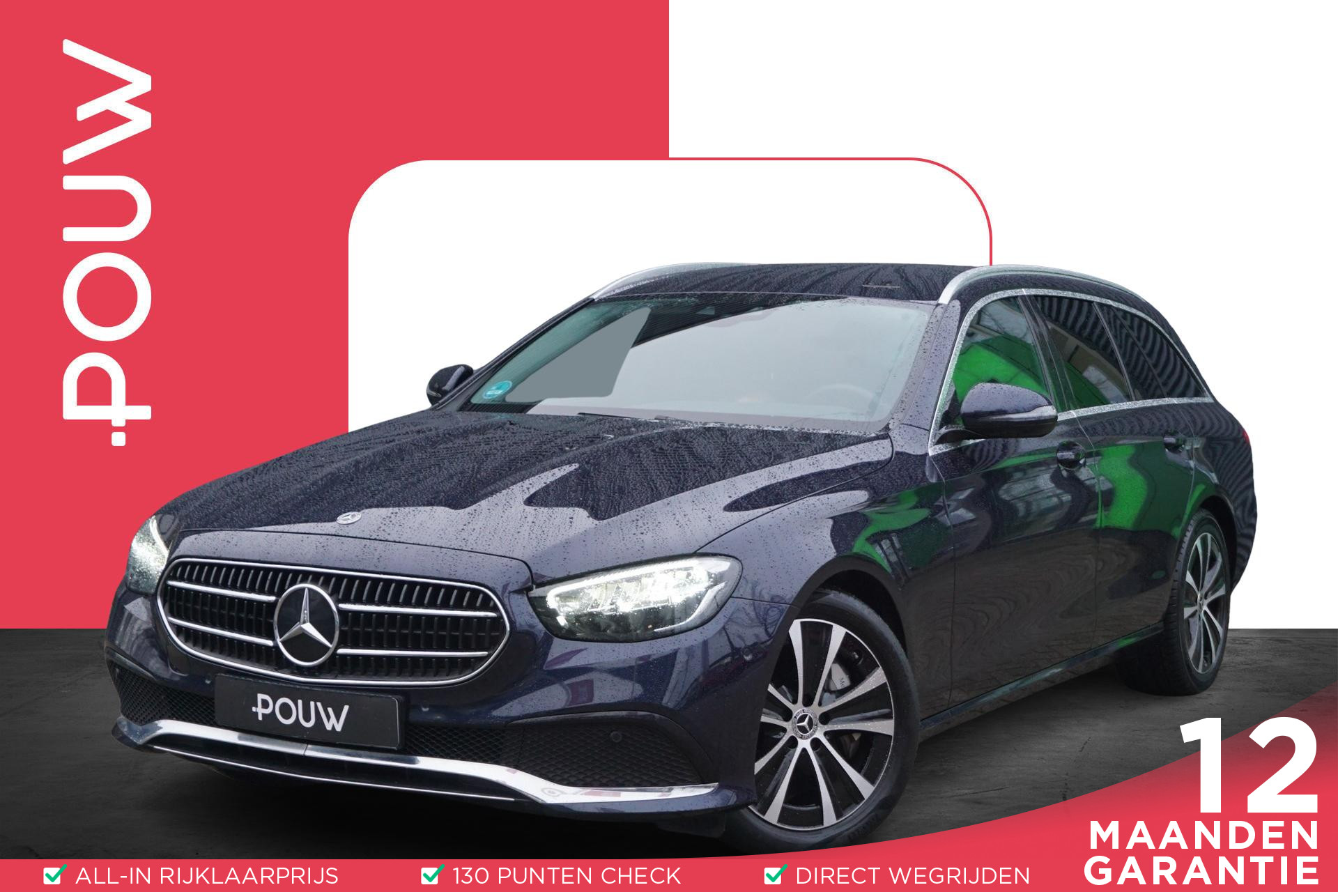 Mercedes-Benz E-Klasse Estate 300 de Luxury Line | SoH 95% | Stoelverwarming | Achteruitrijcamera | Trekhaak