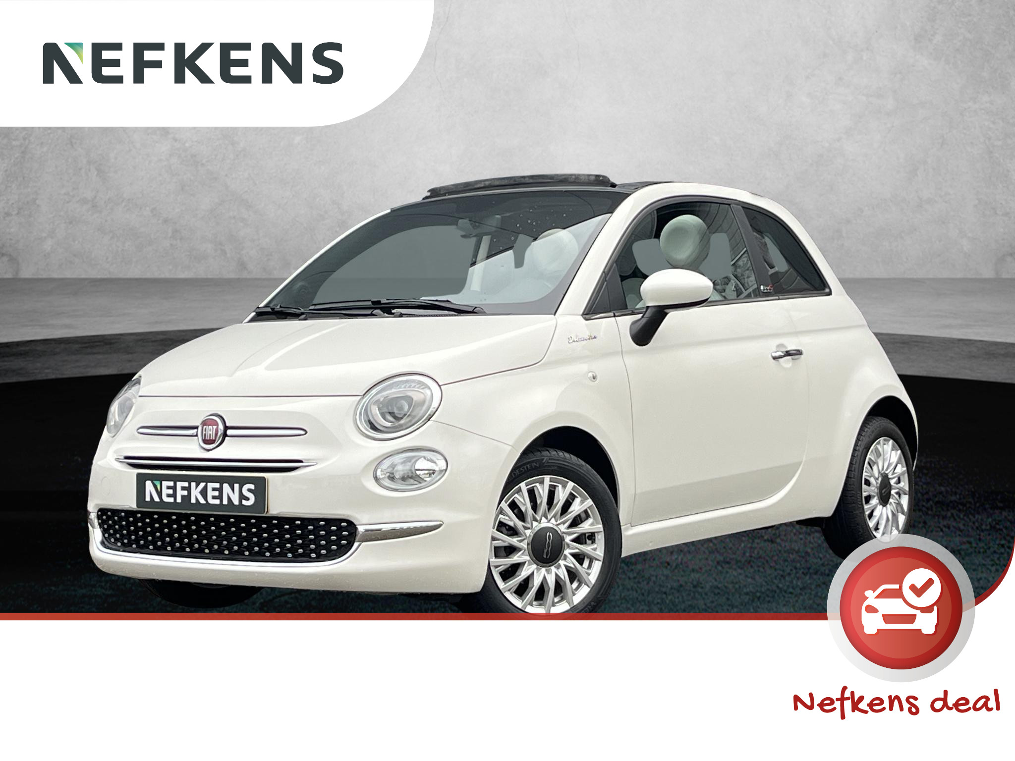 Fiat 500C 1.0 Hybrid Dolcevita Cabrio | Apple CarPlay / Android Auto | Climate contro | Cruise Control
