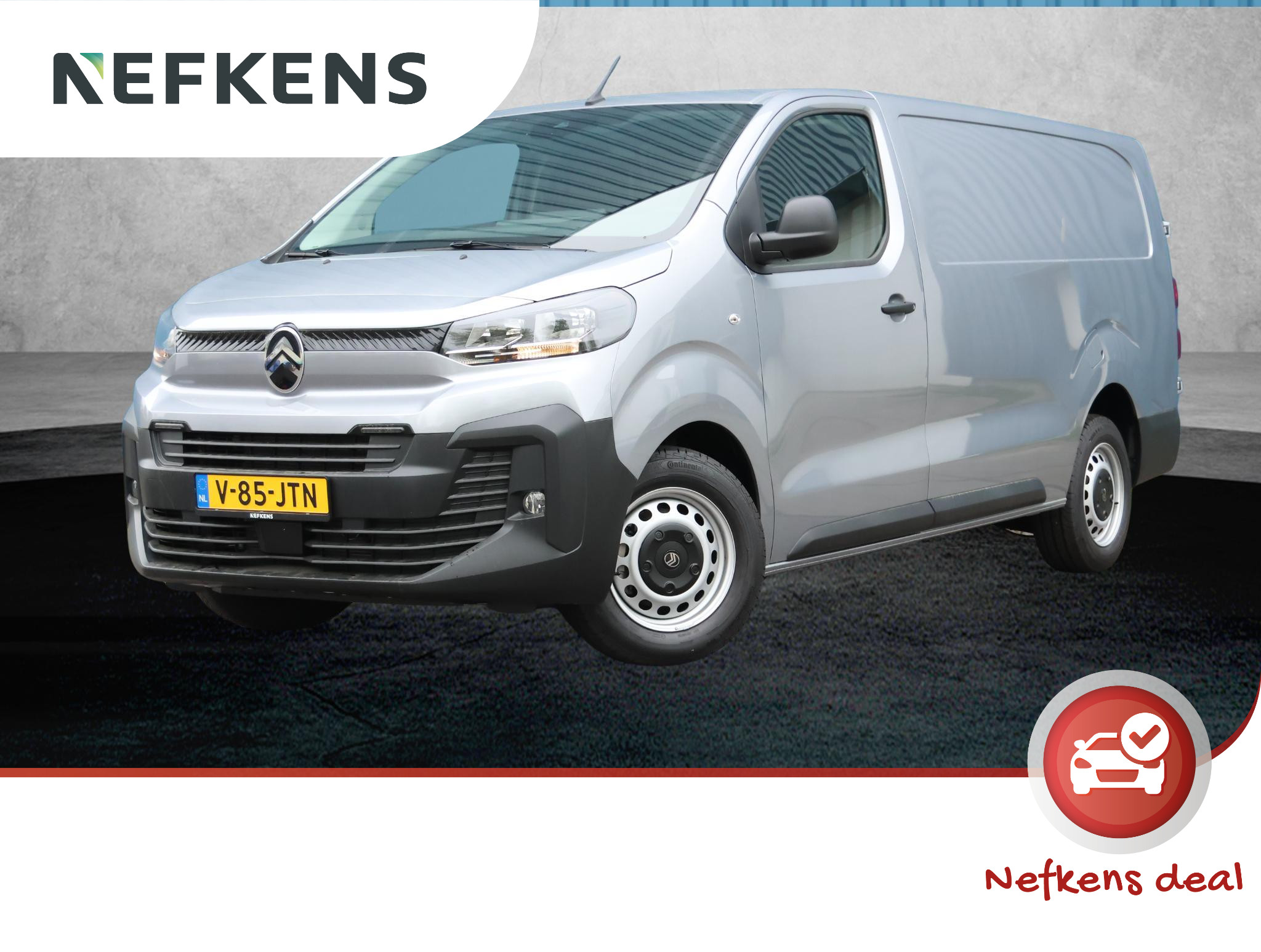 Citroën Jumpy 2.0 180 pk Automaat Long | BPM VRIJ!! | Navigatie | Camera | Vloerplaat | 3-zits | AppleCarPlay/AndroidAuto |
