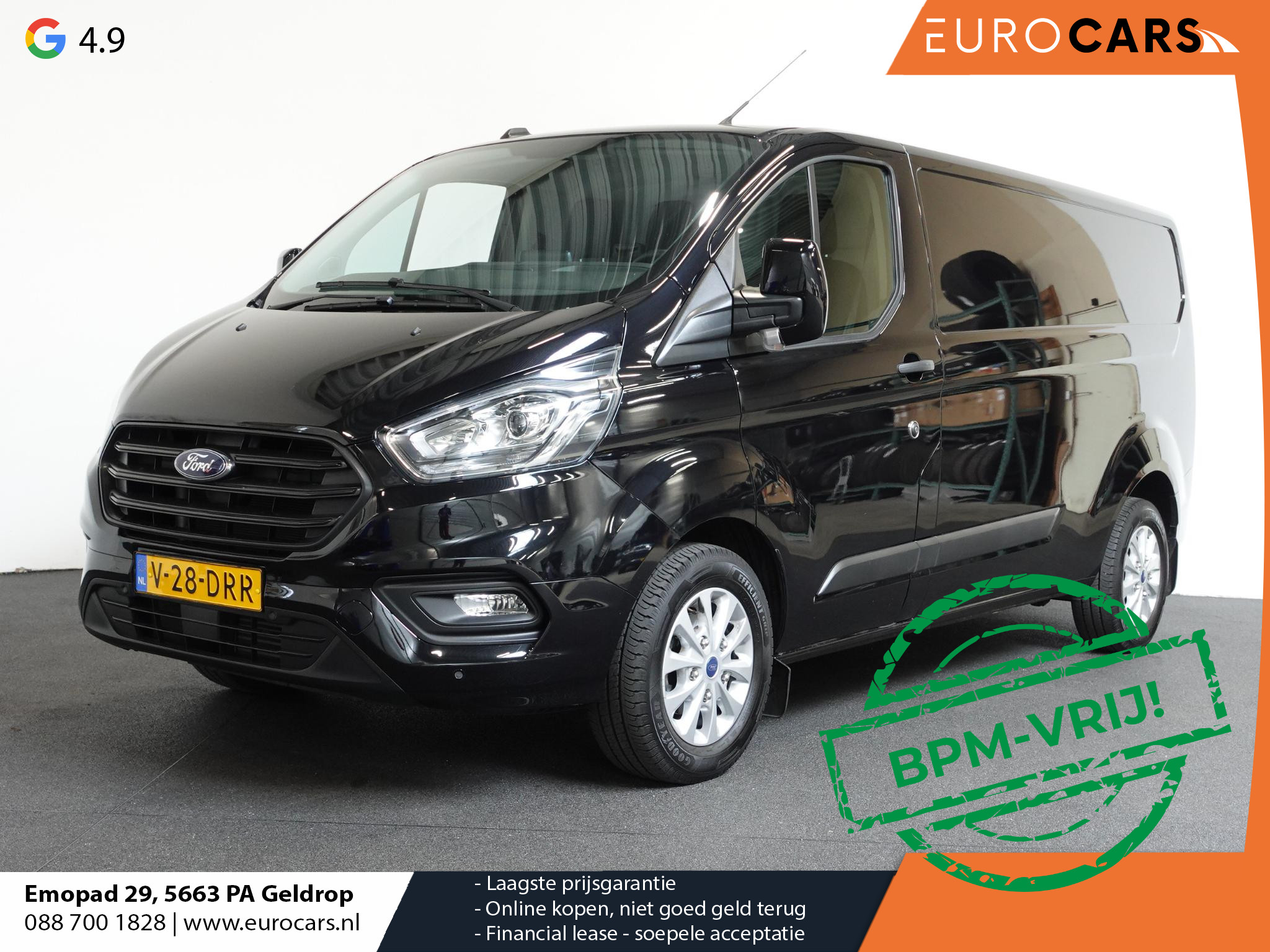 Ford Transit Custom 130pk Automaat L2H1 Trend Navigatie Camera Apple Carplay Trekhaak Cruise control Airco Euro6