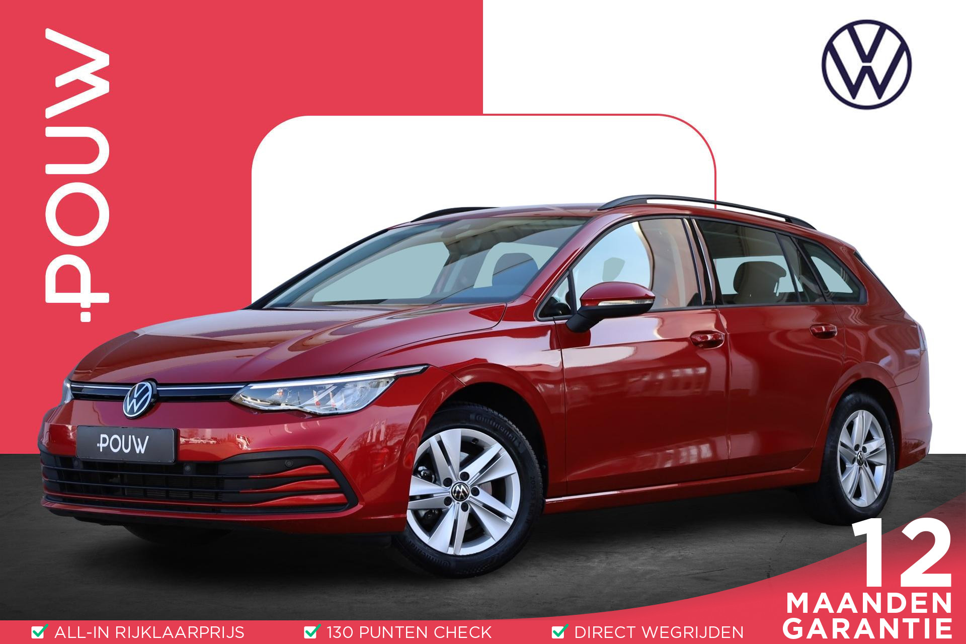 Volkswagen Golf Variant 1.0 TSI 110pk Life Business | Cruise Control Adaptief | Climate Control | Stoelverwarming | Navigatie | DAB+