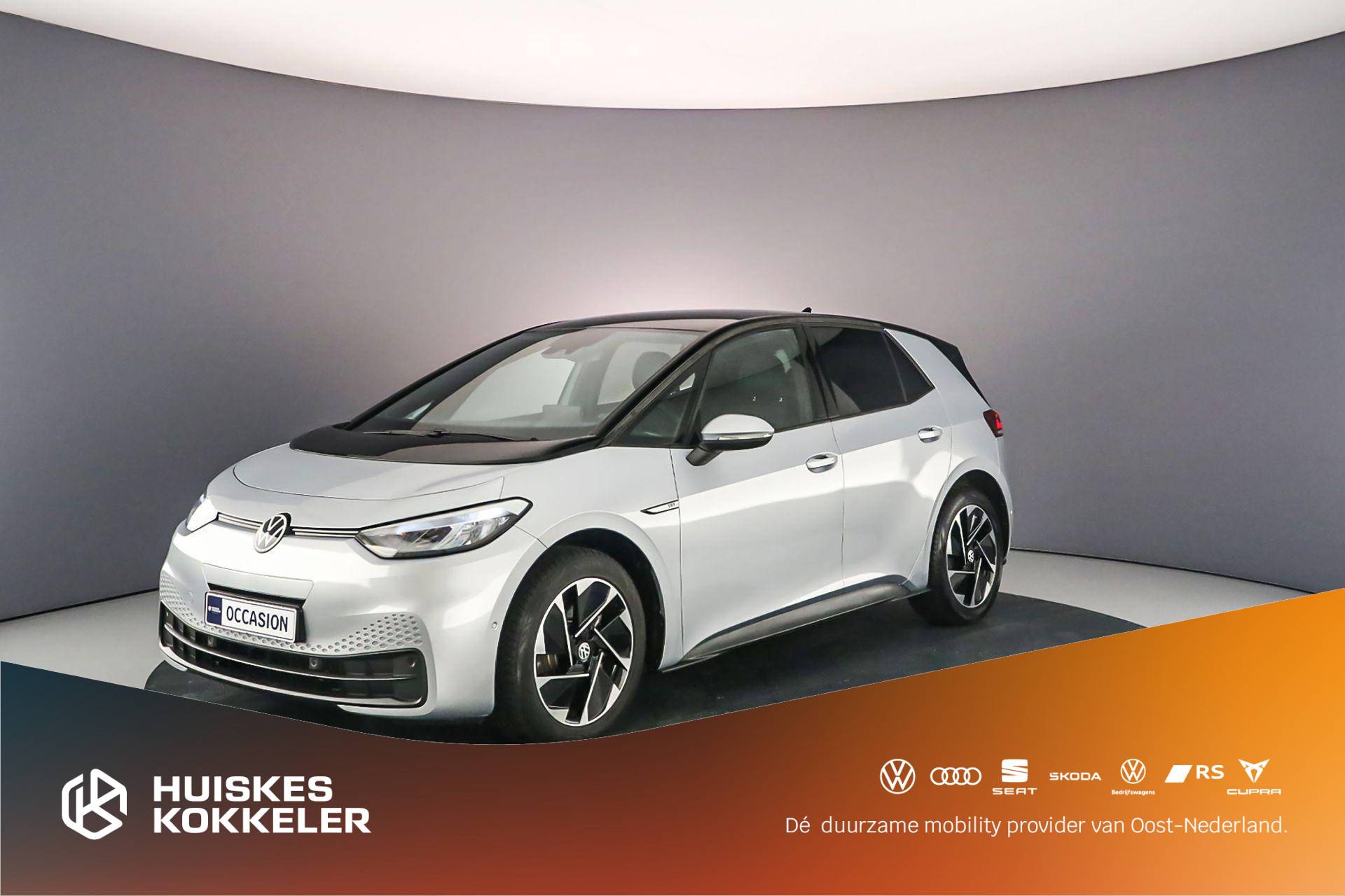 Volkswagen ID.3 Pro Edition 204pk Automaat Adaptive cruise control, Navigatie, Achteruitrijcamera, Stuurwiel verwarmd, Parkeersensoren, LED verlichting, Stoelverwarming