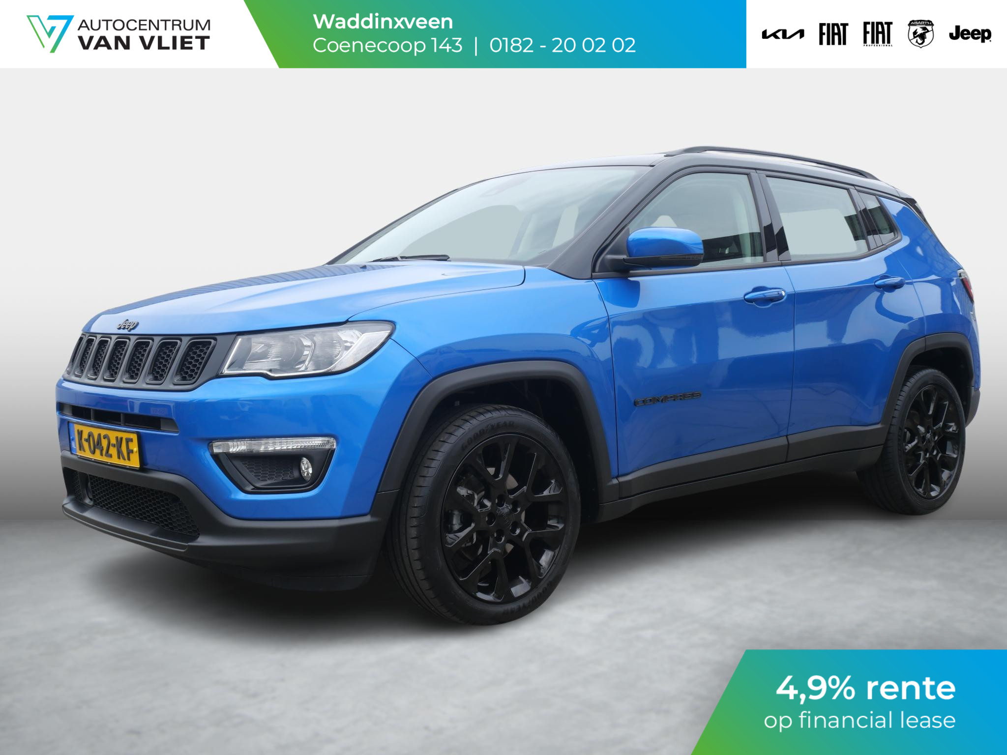 Jeep Compass 1.3T Night Eagle Liberty Edition | Trekhaak | Clima | Navi | Carplay | Camera | PDC | 19"