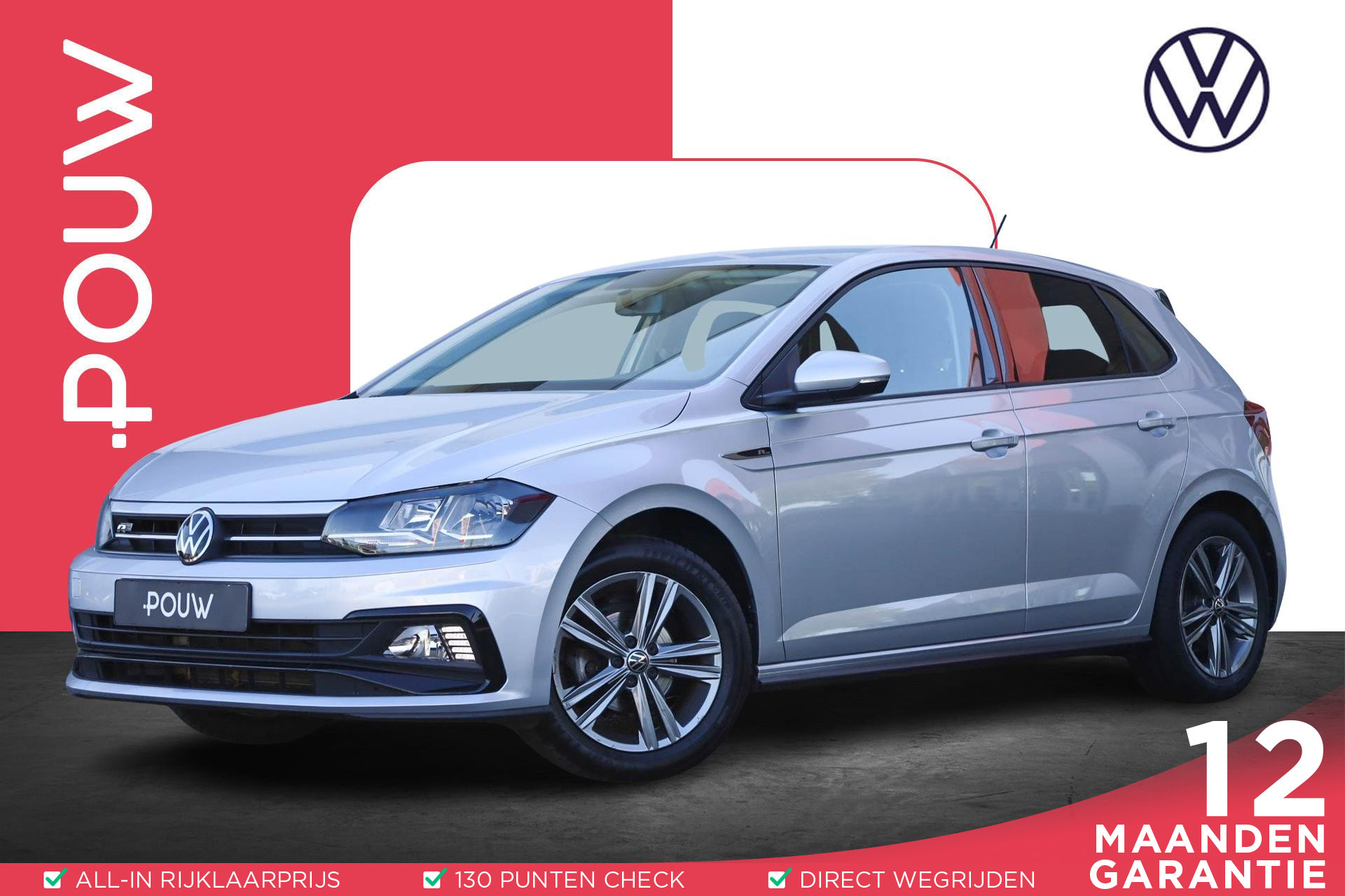 Volkswagen Polo 1.0 TSI 95pk R-Line Edition | Navigatie | Apple Carplay/Android Auto | Adaptive Cruise