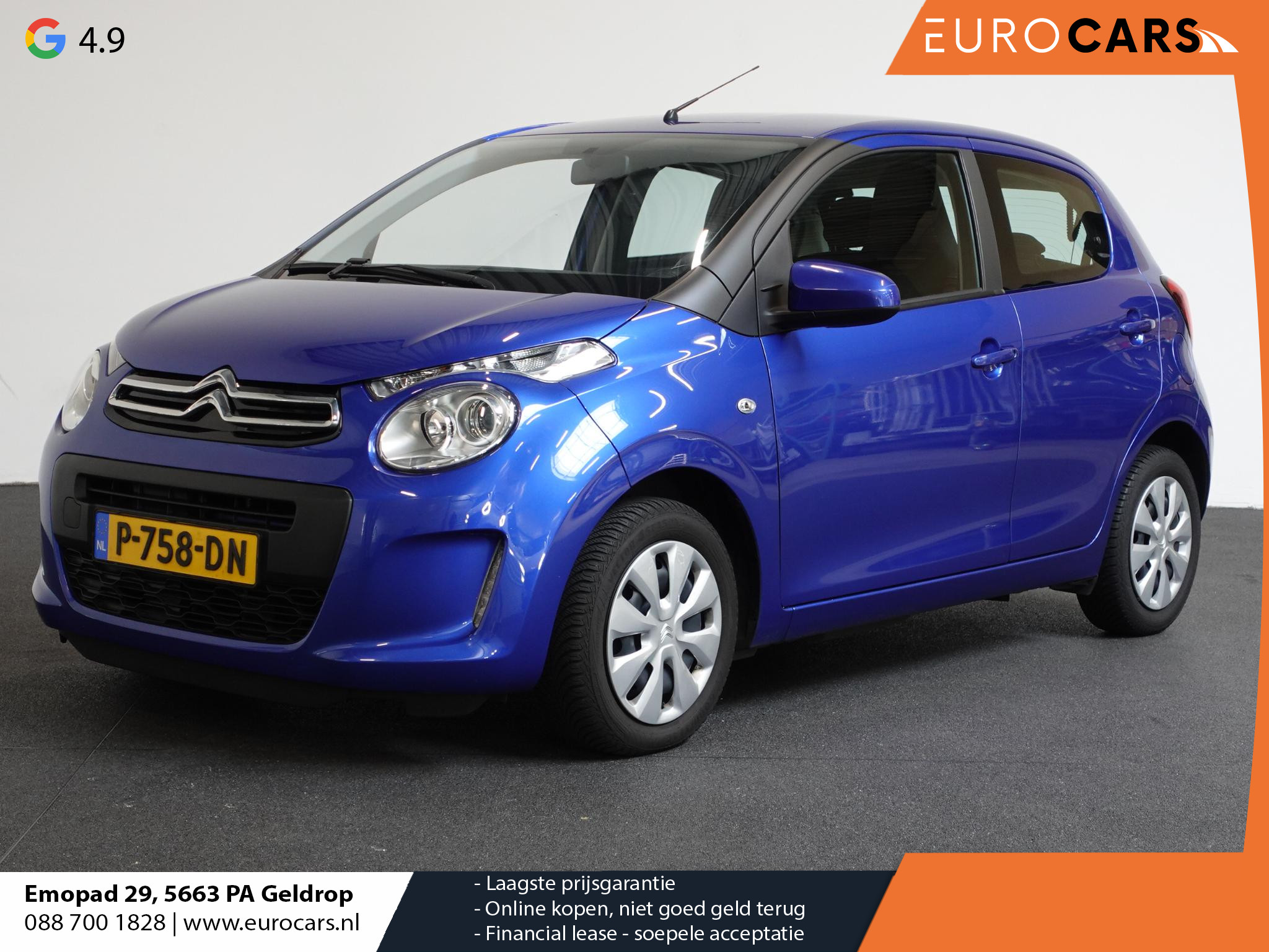Citroën C1 1.0 VTi Feel Airco Carplay Navi Camera 5-DRS