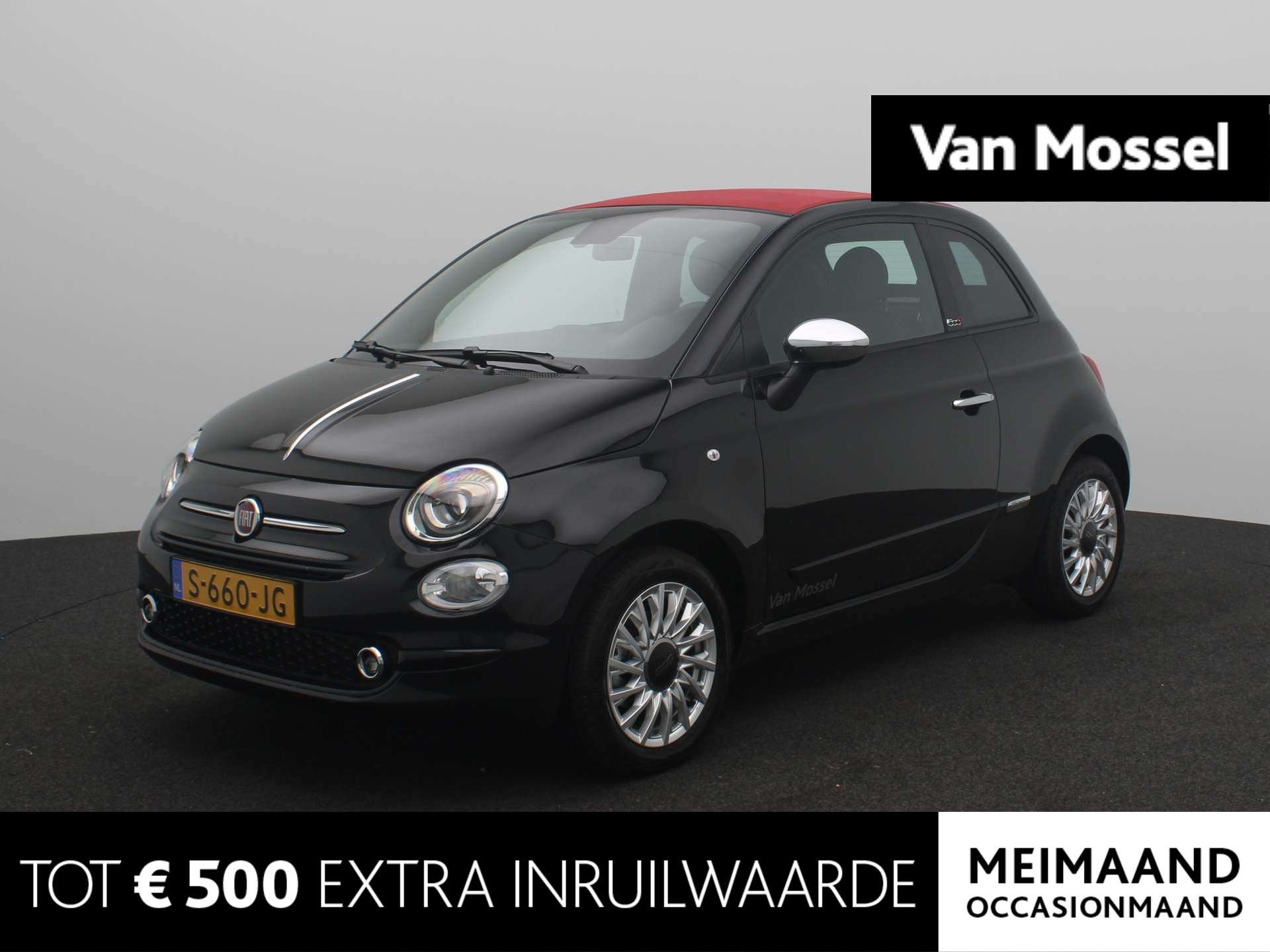 Fiat 500C 1.0 Hybrid Club | Carplay | Parkeersensoren | Airco | 15"Lichtmetalen velgen |