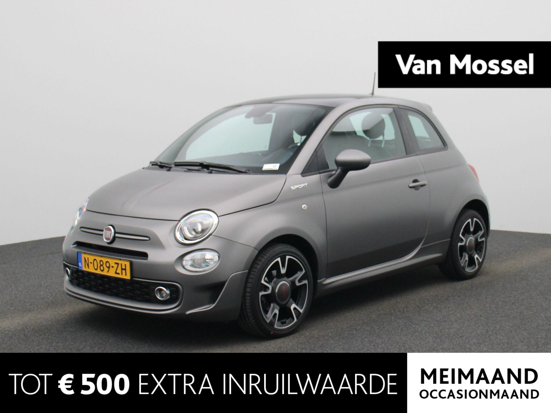 Fiat 500 1.0 Hybrid Sport | NAVIGATIE | CLIMATE CONTROL | HALF-LEDEREN BEKLEDING | PARKEERSENSOREN |