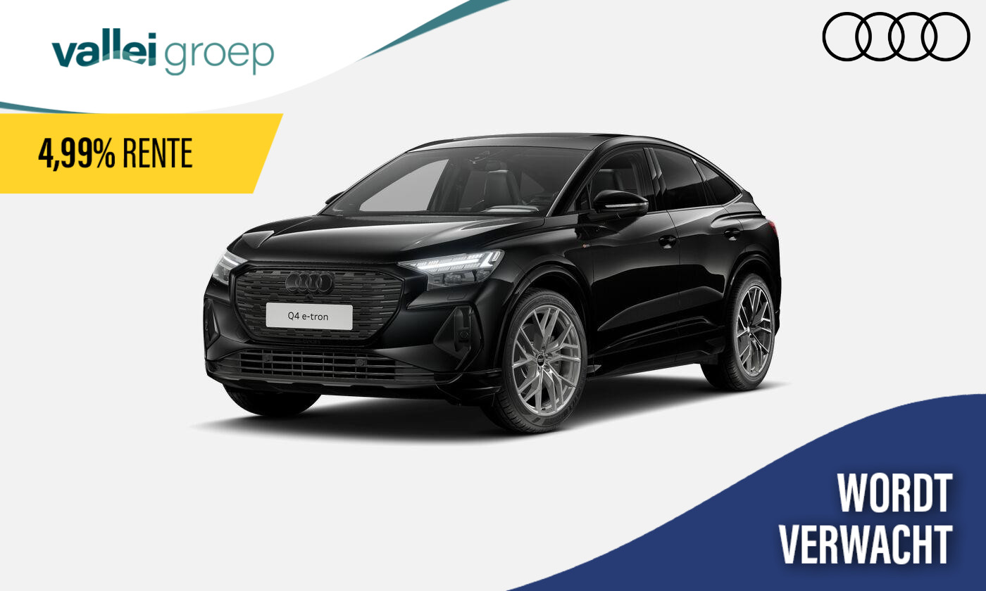 Audi Q4 e-tron Sportback 45 quattro 286 PK S edition | Glazen panoramadak | Sonos premium | Velgen 21 inch |