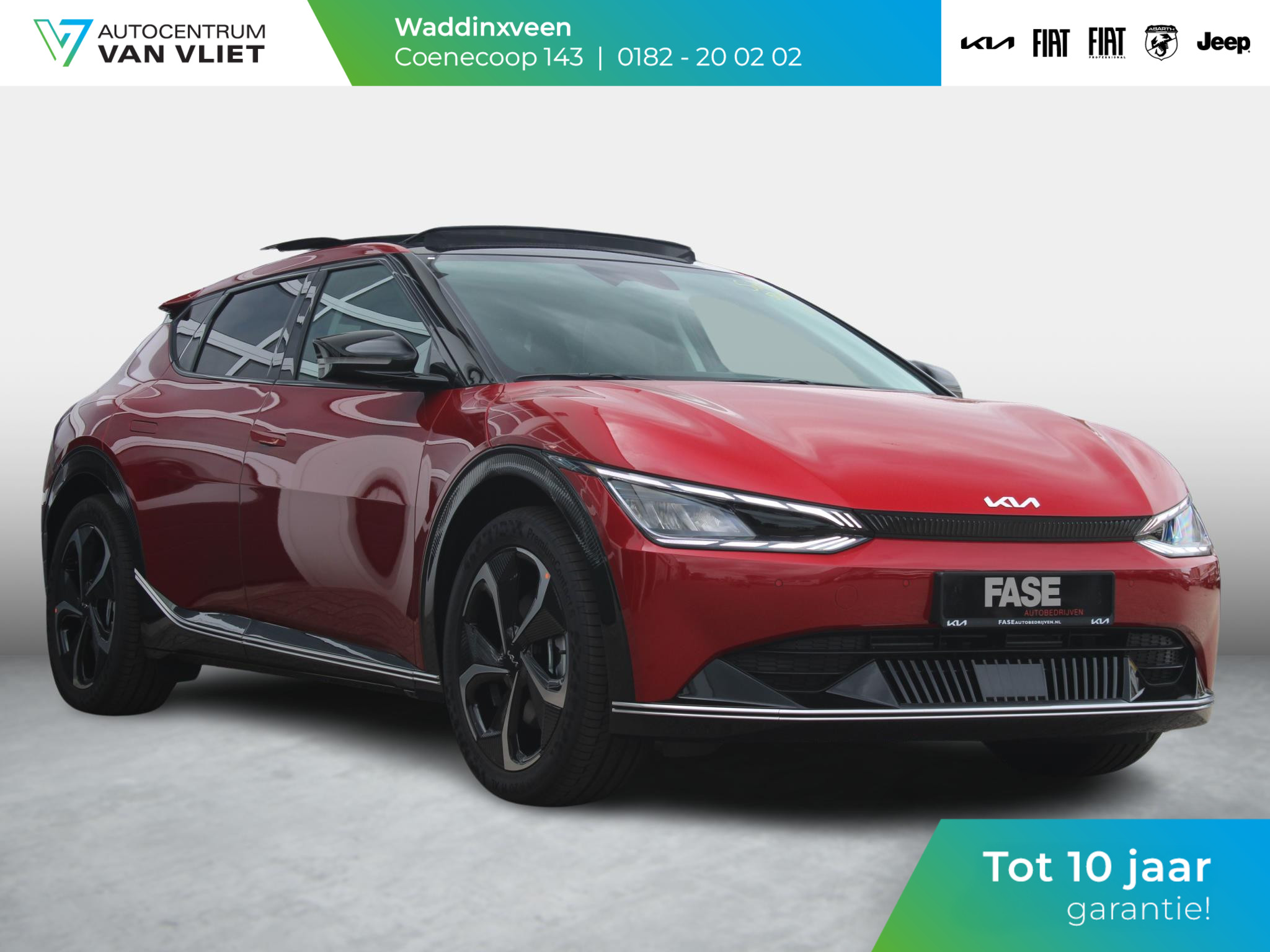 Kia EV6 Plus Advanced 77.4 kWh | Schuif-/kanteldak | Navi | Clima | Adapt. Cruise | Carplay | 20'' LM | Stoelverwarming en Verkoeling