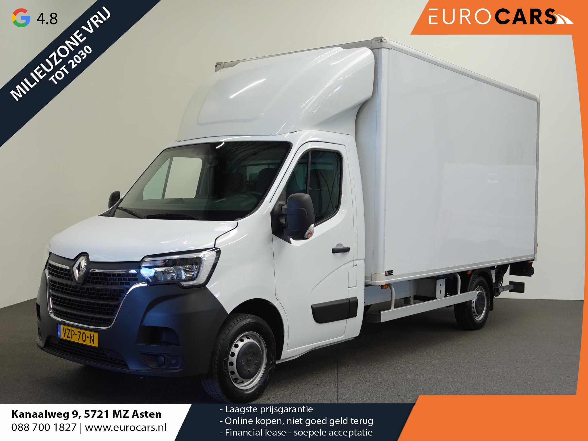 Renault Master T35 2.3 dCi 145PK Energy Bakwagen Meubelbak Laadklep Zijdeur Airco Cruise control Navigatie