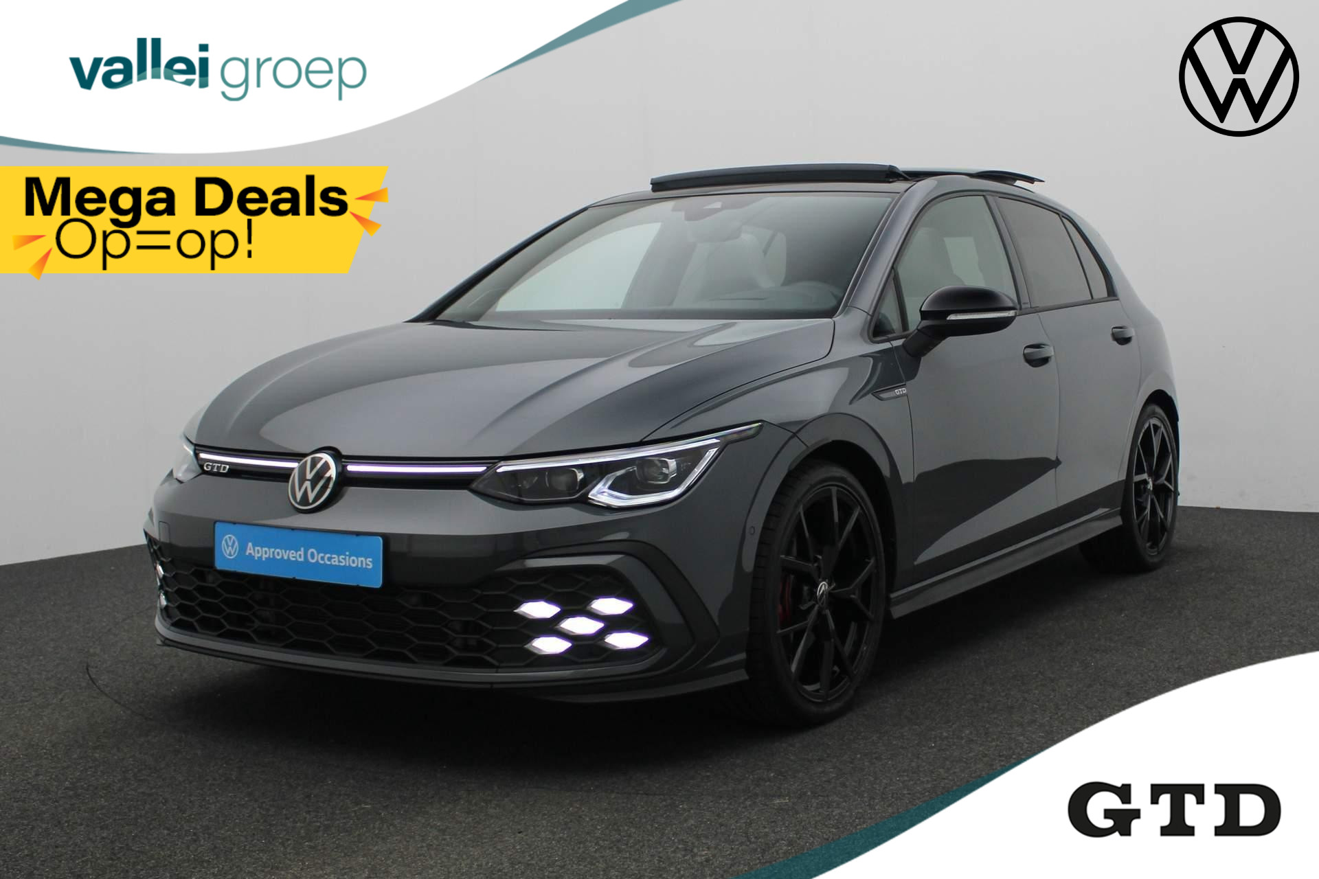 Volkswagen Golf 2.0 TDI 200PK DSG GTD | Pano | Trekhaak | Standkachel | IQ Light | Harman/Kardon | Adaptief sportonderstel | Stoelventilatie | Stoel-/achterbankverwarming | HUD | Camera