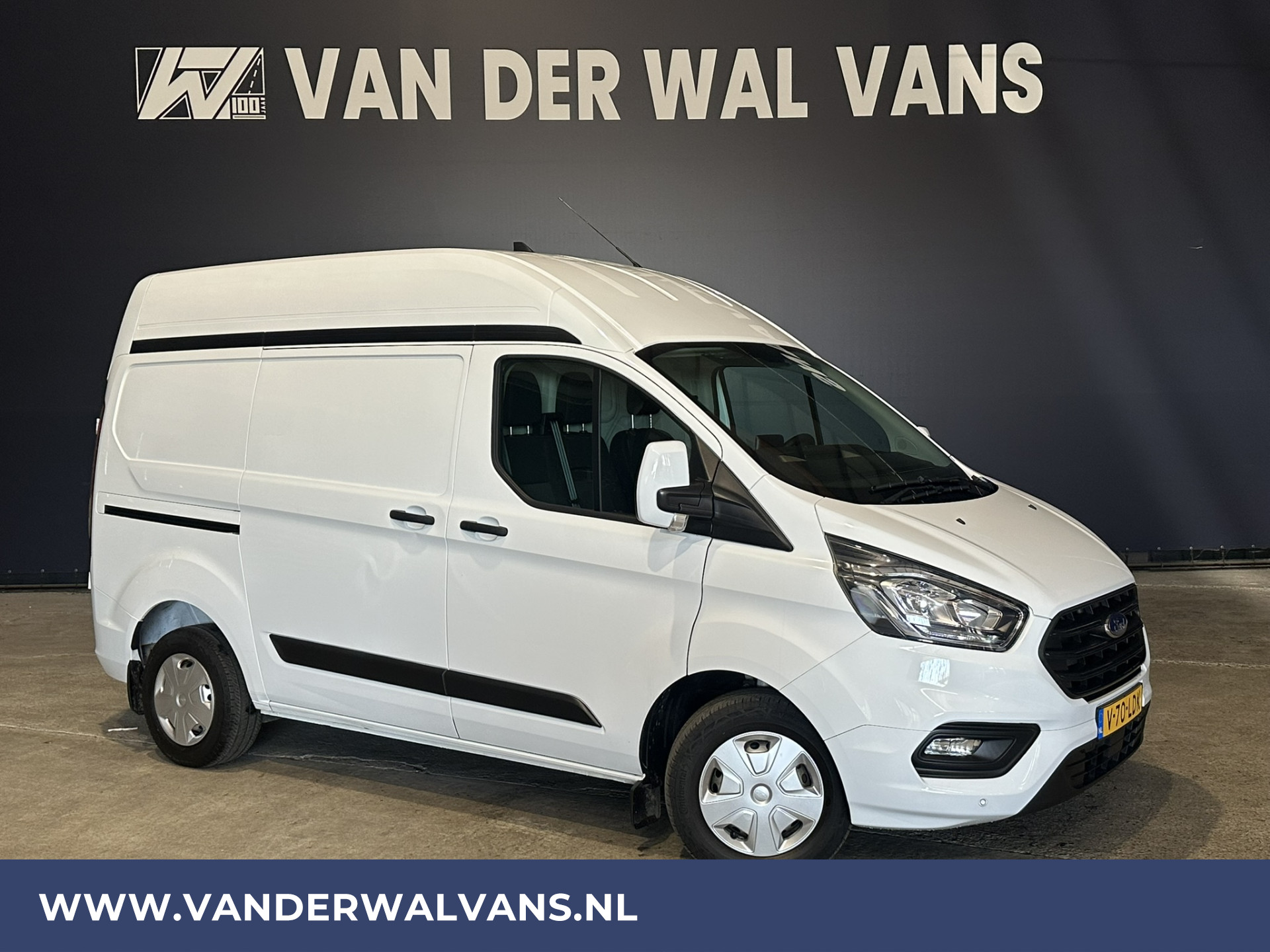 Ford Transit Custom 2.0 TDCI L1H2 Euro6 Airco | Navigatie | Apple Carplay | Android Auto | LED | Cruisecontrol Parkeersensoren, Bijrijdersbank