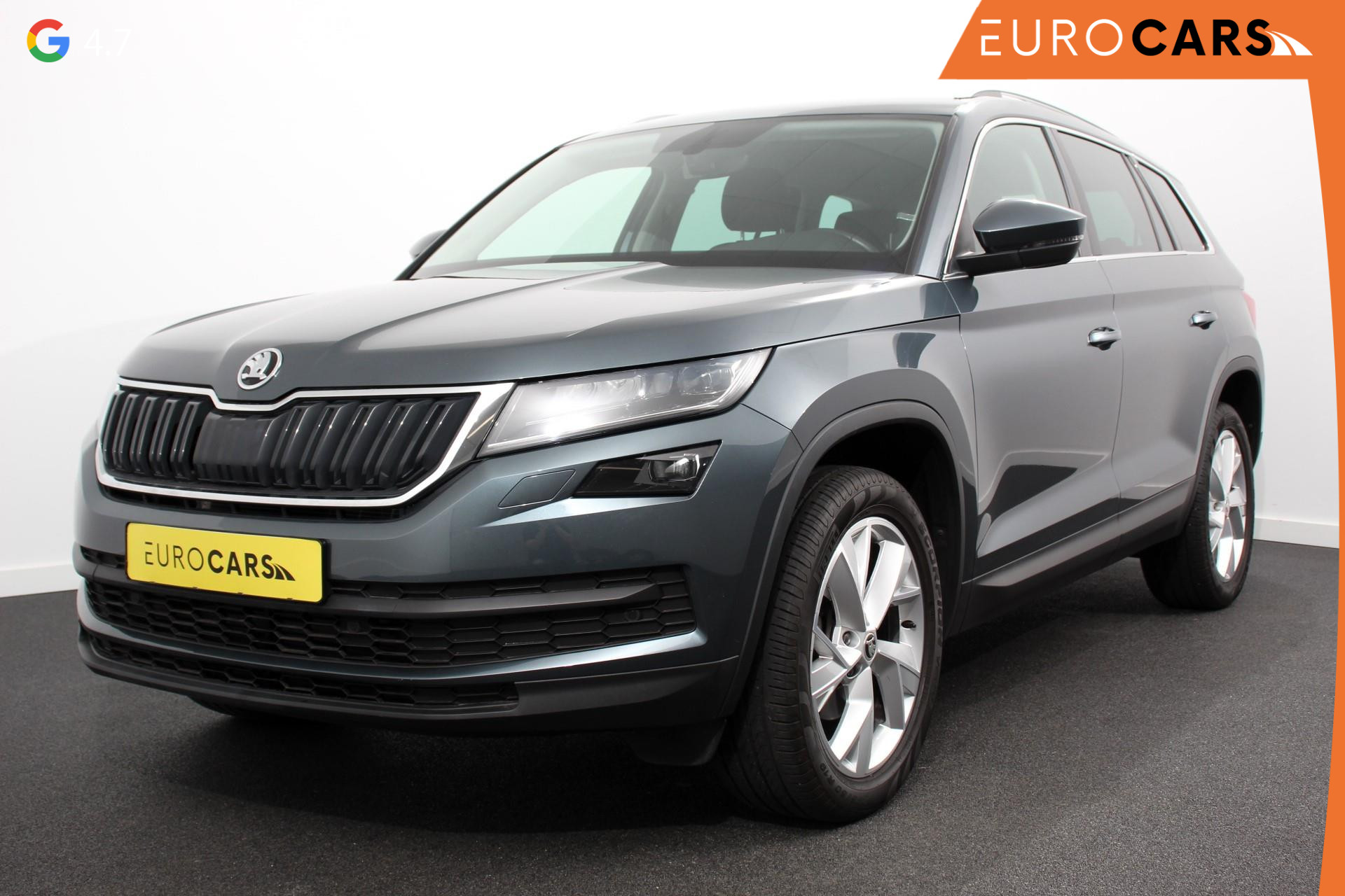 Škoda Kodiaq 1.5 TSI 150pk Automaat Style 7p. Navigatie Apple Carplay/Android Auto Adaptive Cruise Control Parkeersensoren Camera Elektrische achterklep Stoel- en stuurverwarming Virtual Cockpit Keyless Entry/Start Ledverlichting Getinte ramen Climate Control