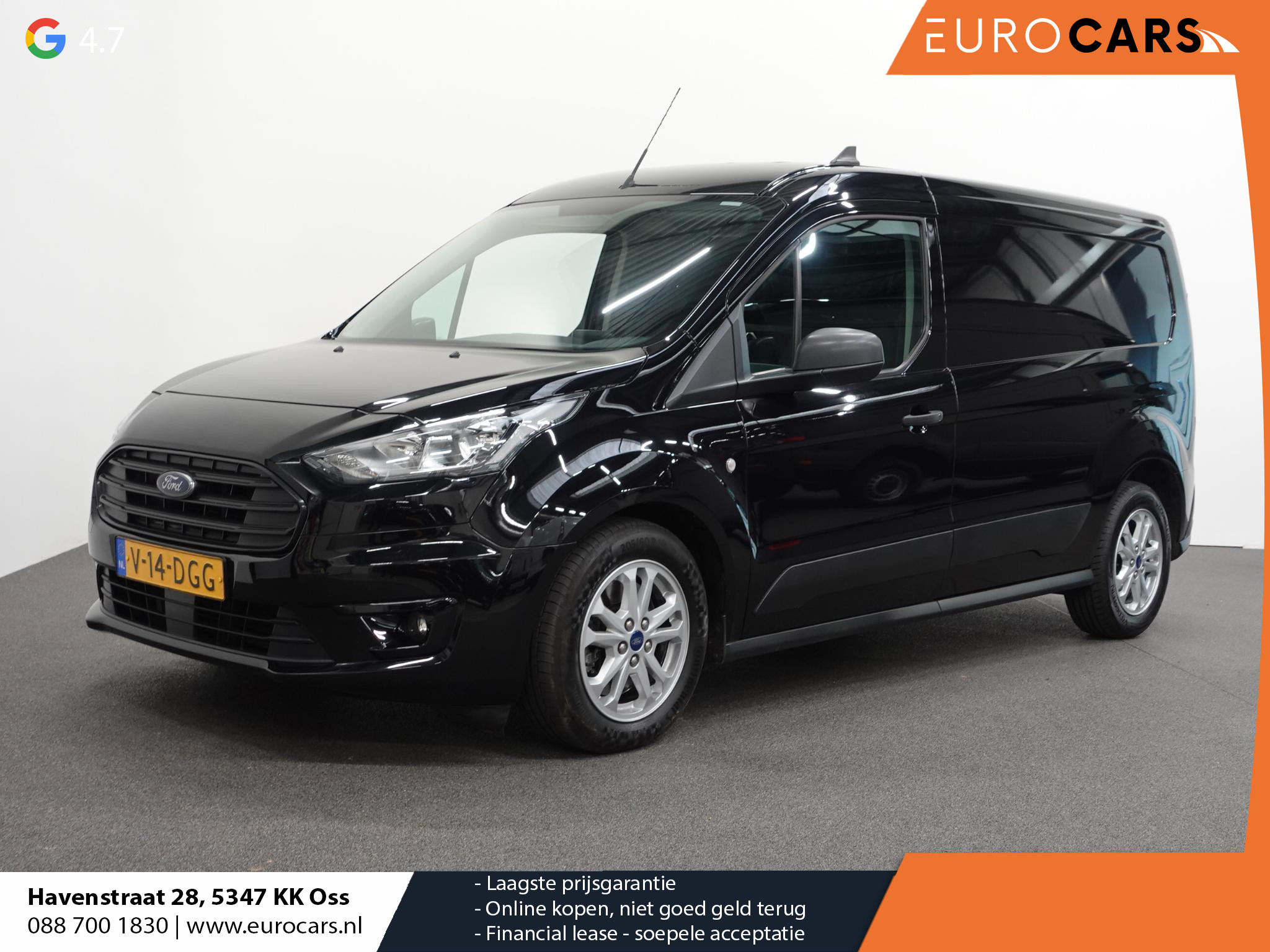 Ford Transit Connect 100pk Automaat L2 Trend Navi Airco Cruise Control Camera 3 zits