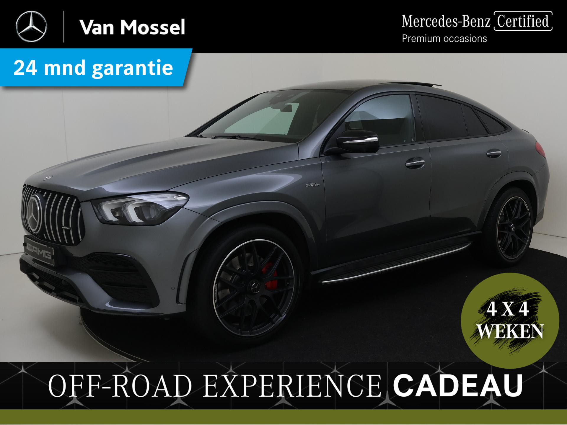 Mercedes-Benz GLE Coupé AMG 53 4MATIC+ Premium Plus / Stoelverwarming / Stoelventilatie / 360Graden-Camera / Panaroma-schuifdak / Memory-Stoelen / Headup-Display / Trekhaak /