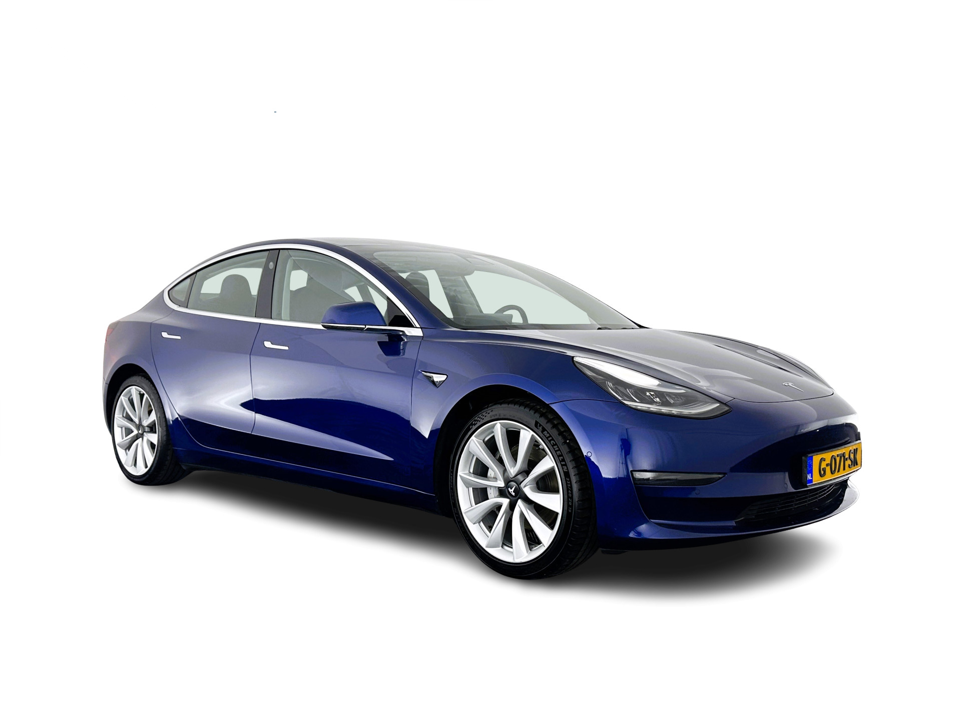 Tesla Model 3 Long Range AWD 75 kWh [ 3-Fase ] (INCL-BTW) Aut. *PANO | AUTO-PILOT | NAPPA-LEATHER | KEYLESS | FULL-LED | MEMORY-PACK | SURROUND-VIEW | DAB | CARPLAY | DIGI-COCKPIT | LANE-ASSIST | COMFORT-SEATS | 19"ALU*