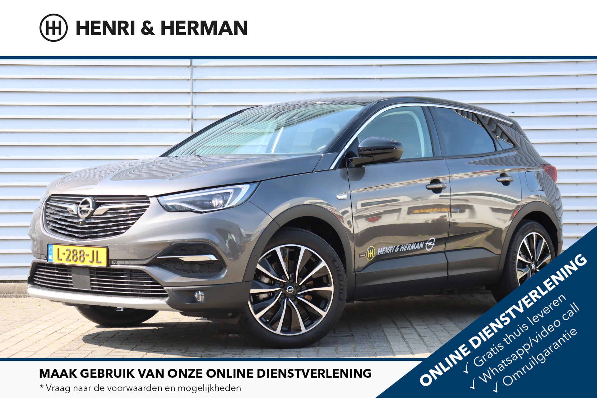 Opel Grandland X 229pk Turbo Hybrid Elegance (19"LMV/Denon/LEER/Winterpakket/AGR)