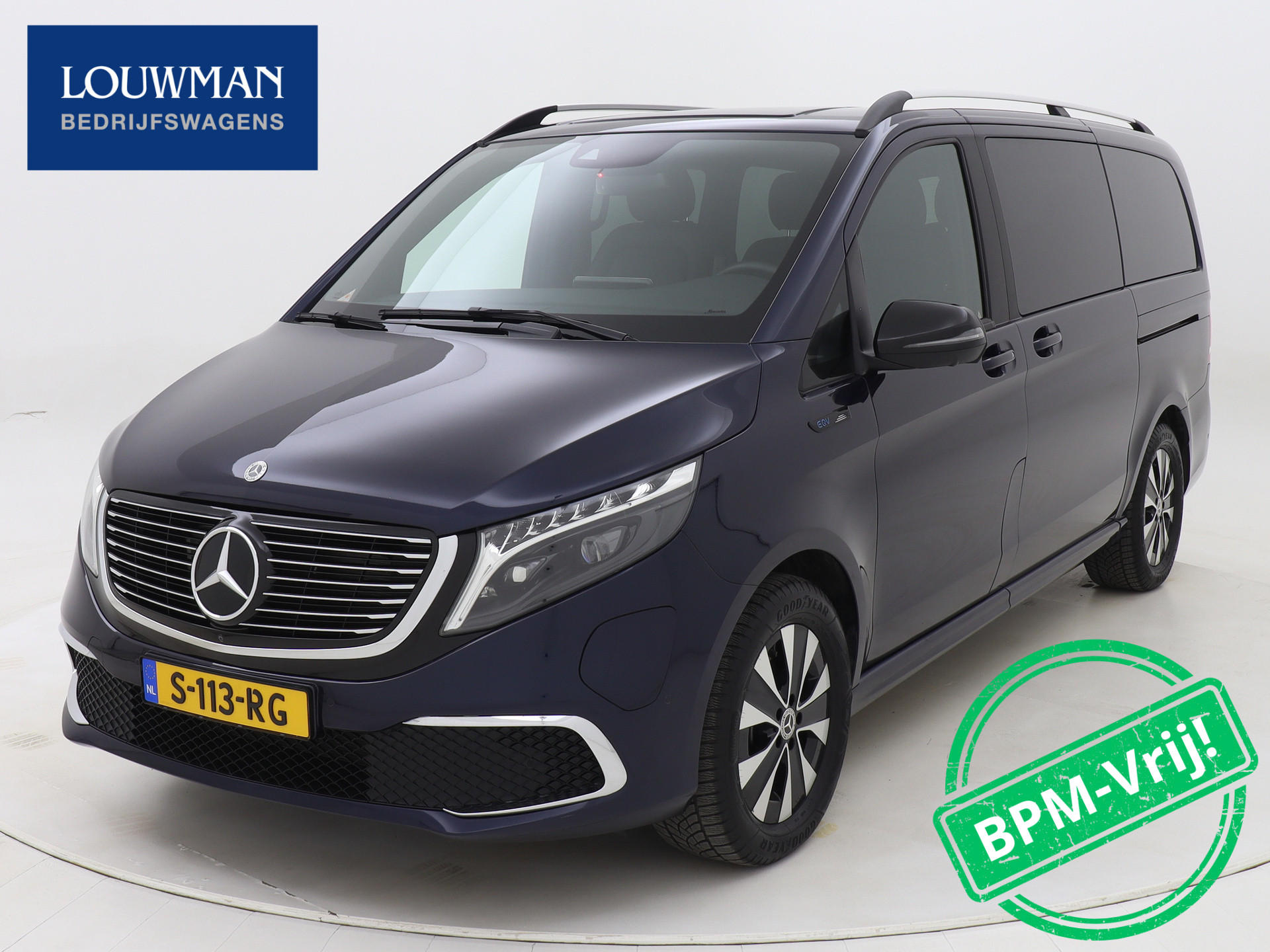 Mercedes-Benz EQV 300 L2 90 kWh 7-pers Taxi Goedkeuring Leder 360 Graden Camera Adaptieve Cruise Control Climate control