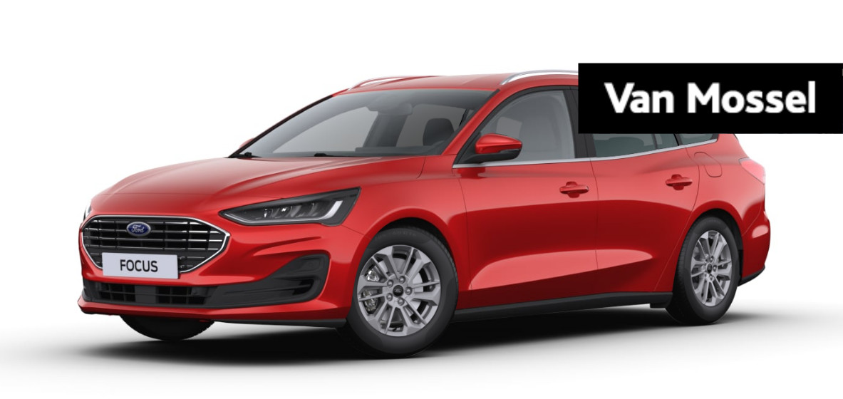 Ford Focus Wagon 1.0 EcoBoost Hybrid Titanium NU MET €1.500,00 KORTING!! | WAGON | FANTASTIC RED |